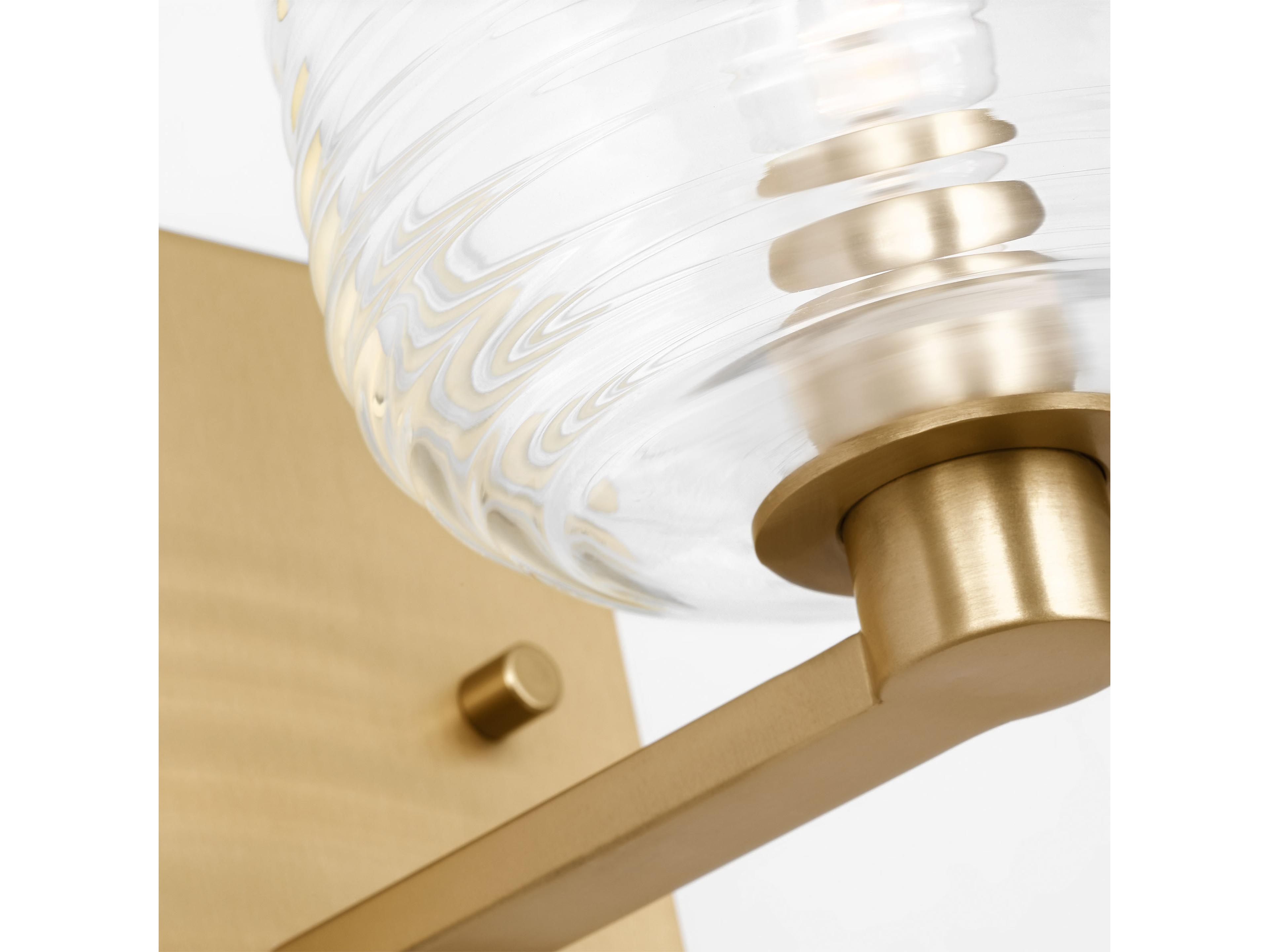 Visual Comfort Studio Lochdale 1-Light Satin Brass Wall Sconce