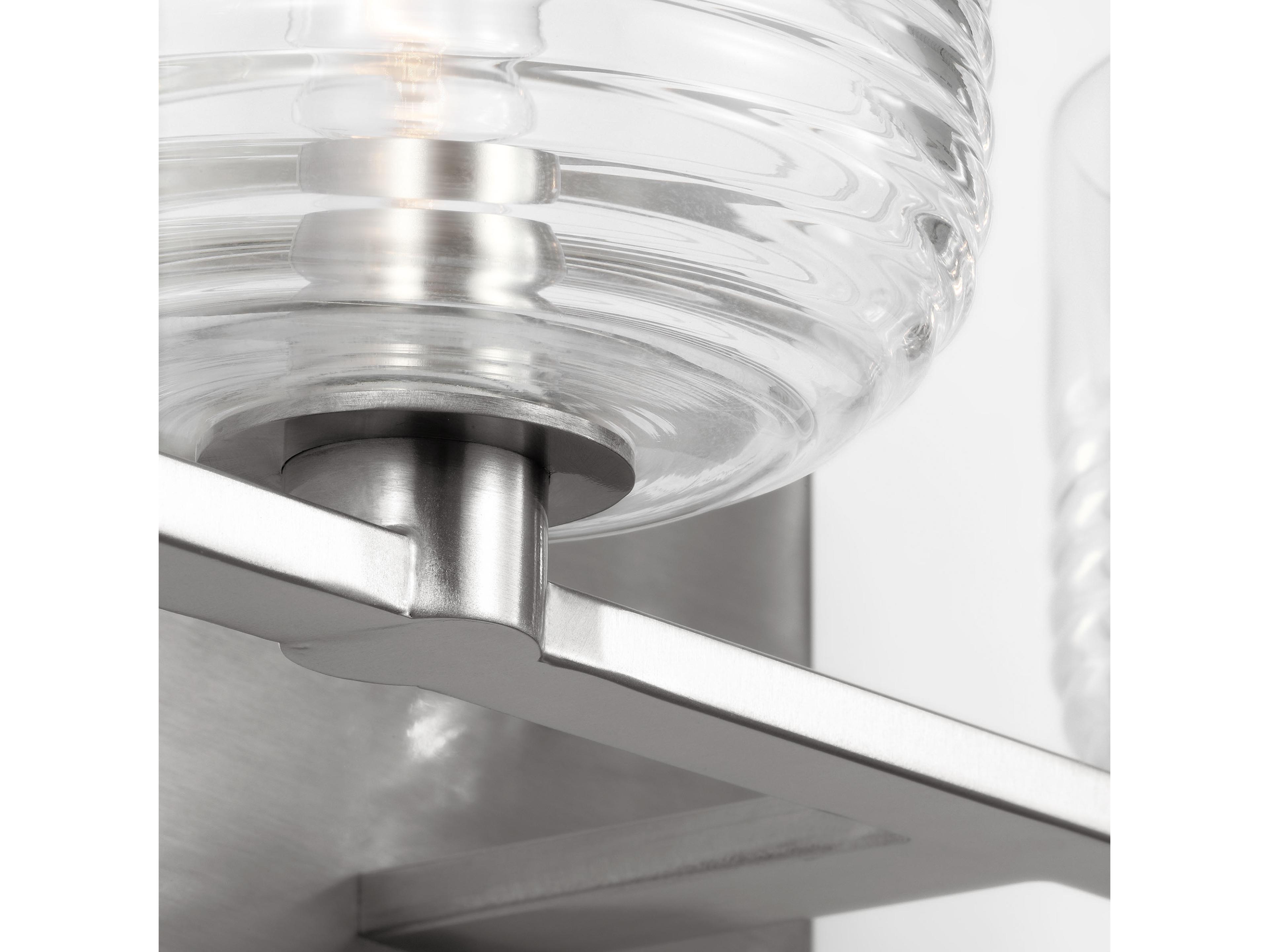 Visual Comfort Studio Lochdale 4-Light Brushed Nickel Vanity Light