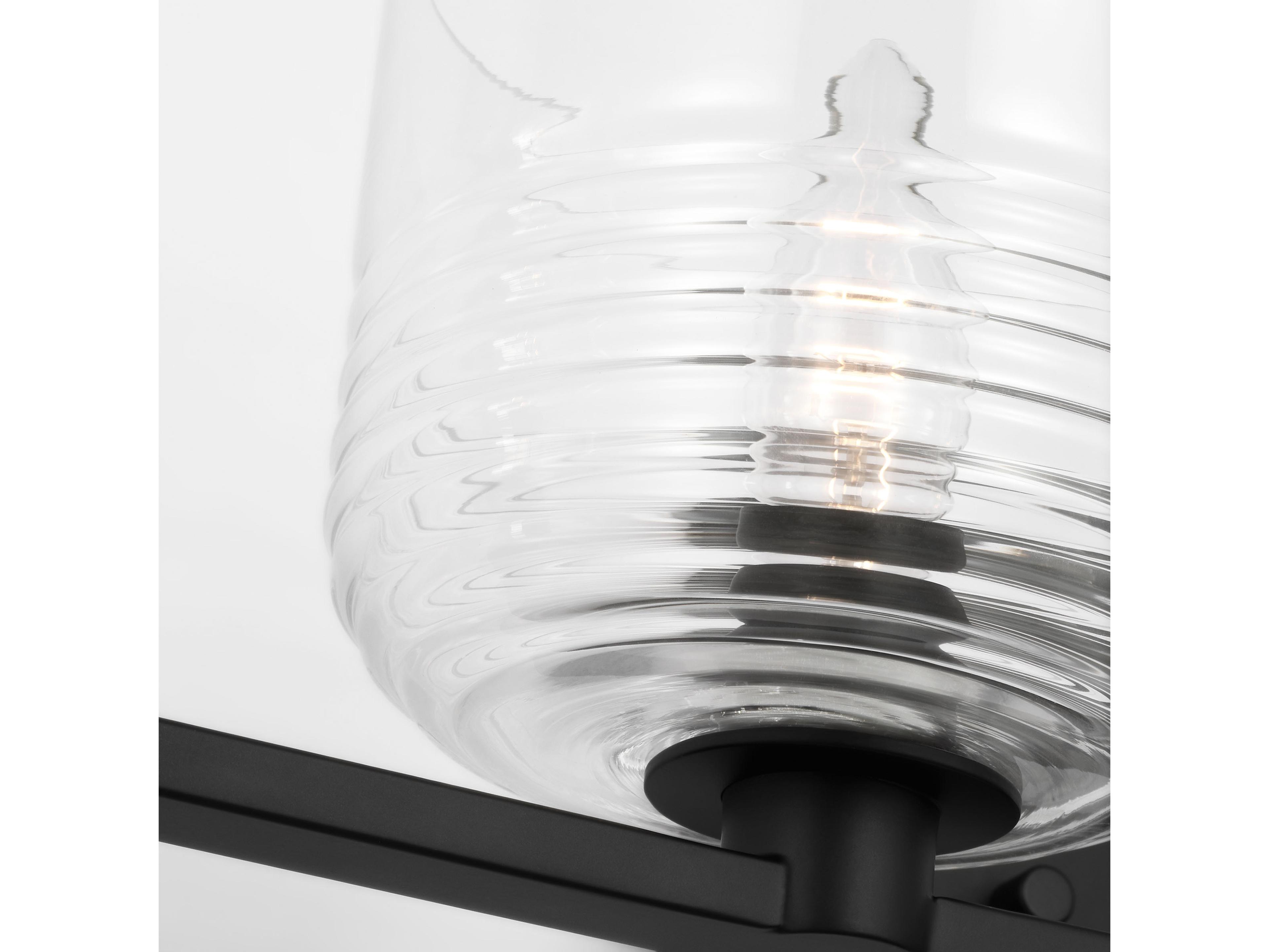 Visual Comfort Studio Lochdale 4-Light Midnight Black Vanity Light