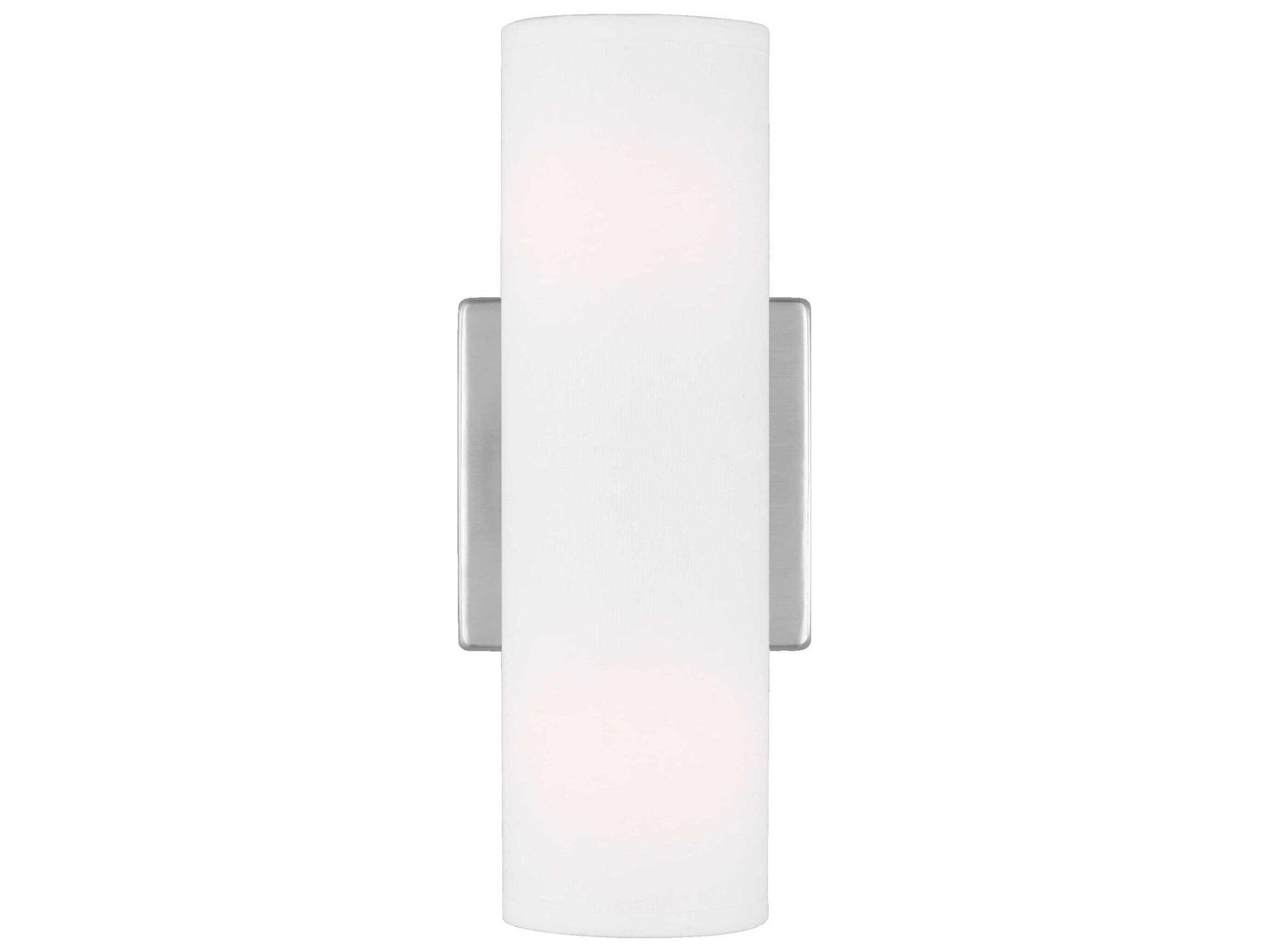 Capalino Brushed Steel 2-Light Wall Sconce