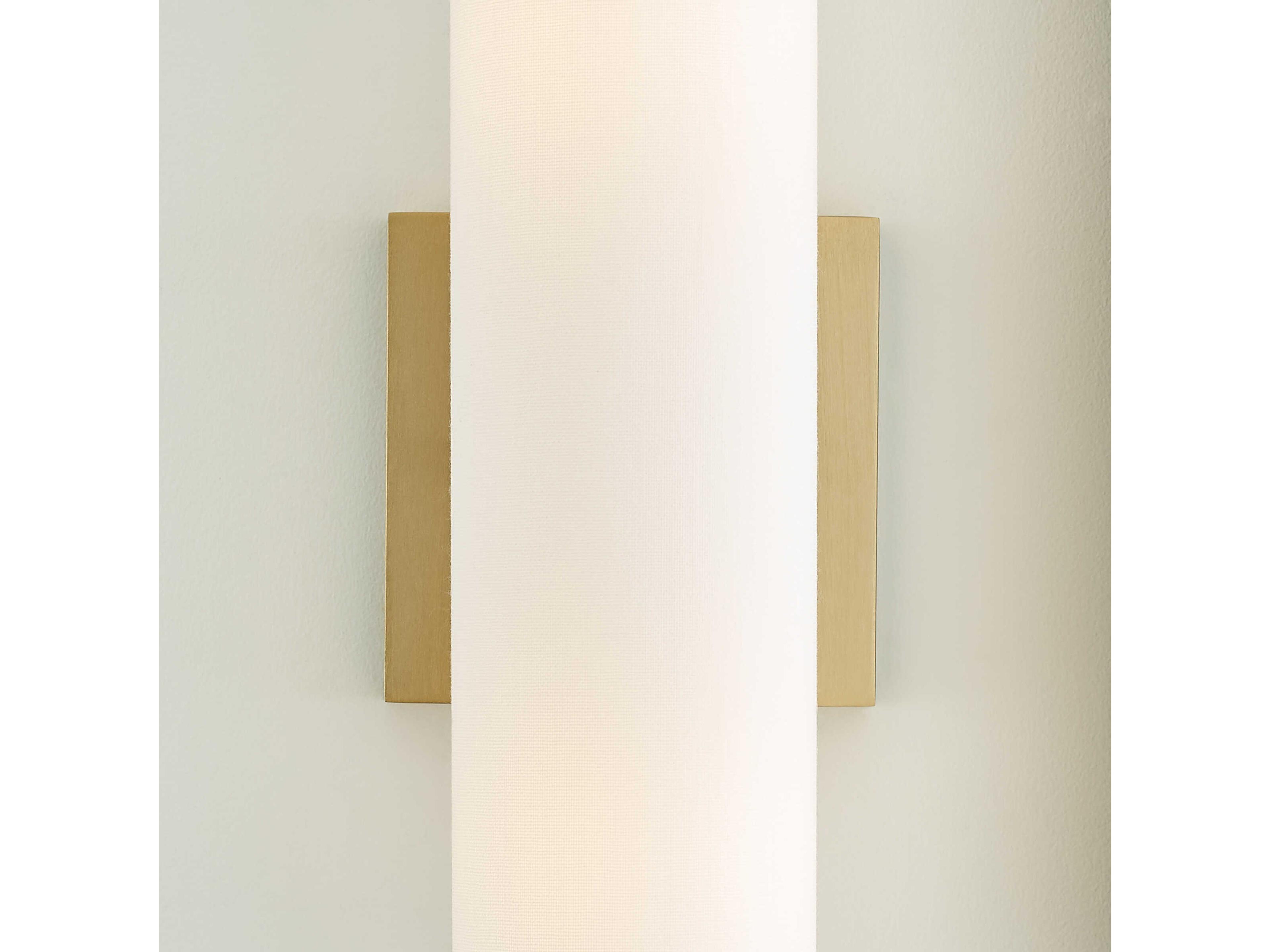 Visual Comfort Studio Capalino 2-Light Satin Brass Wall Sconce