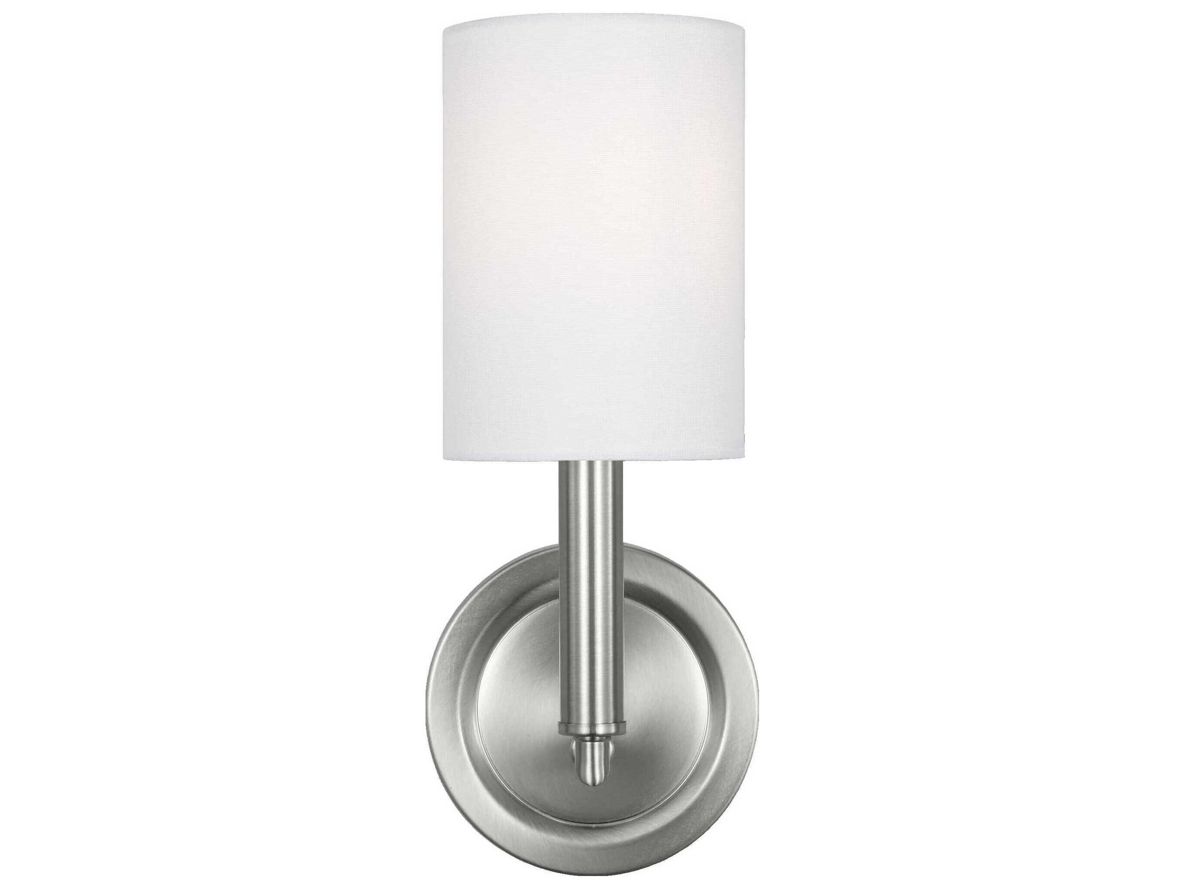 Egmont 1-Light Brushed Steel Wall Sconce