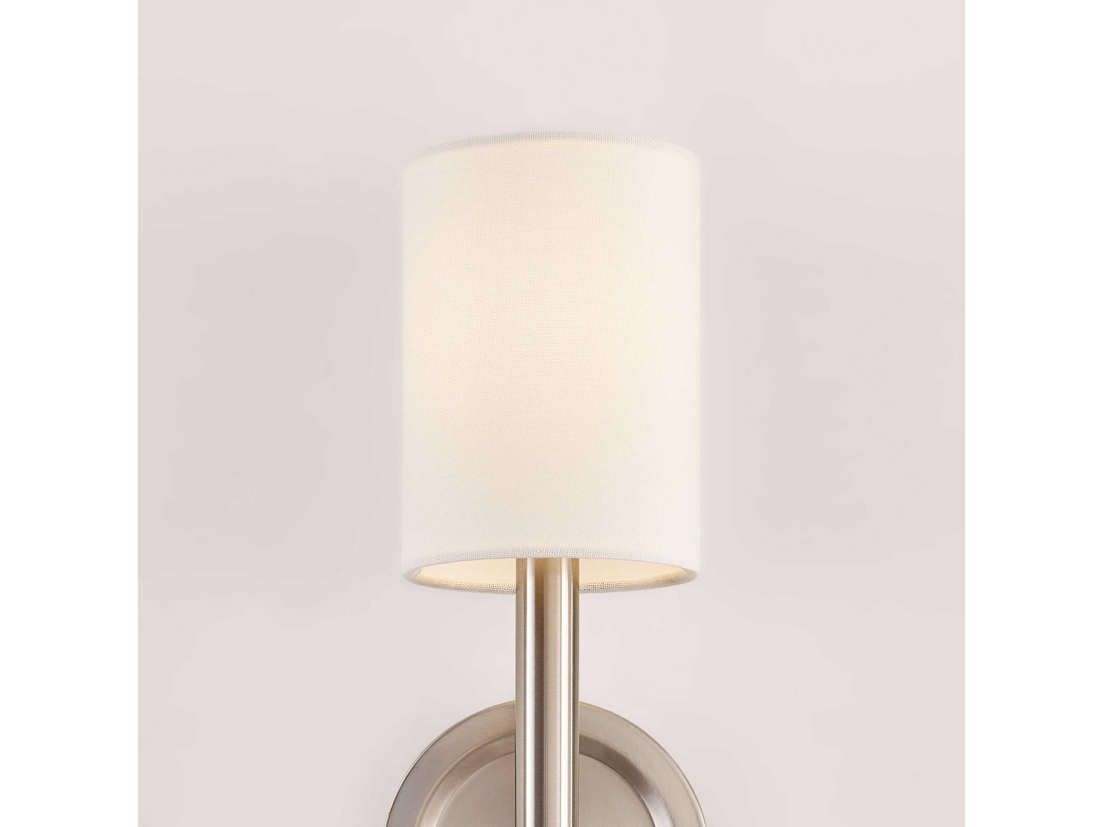 Visual Comfort Studio Egmont 1-Light Brushed Steel Wall Sconce