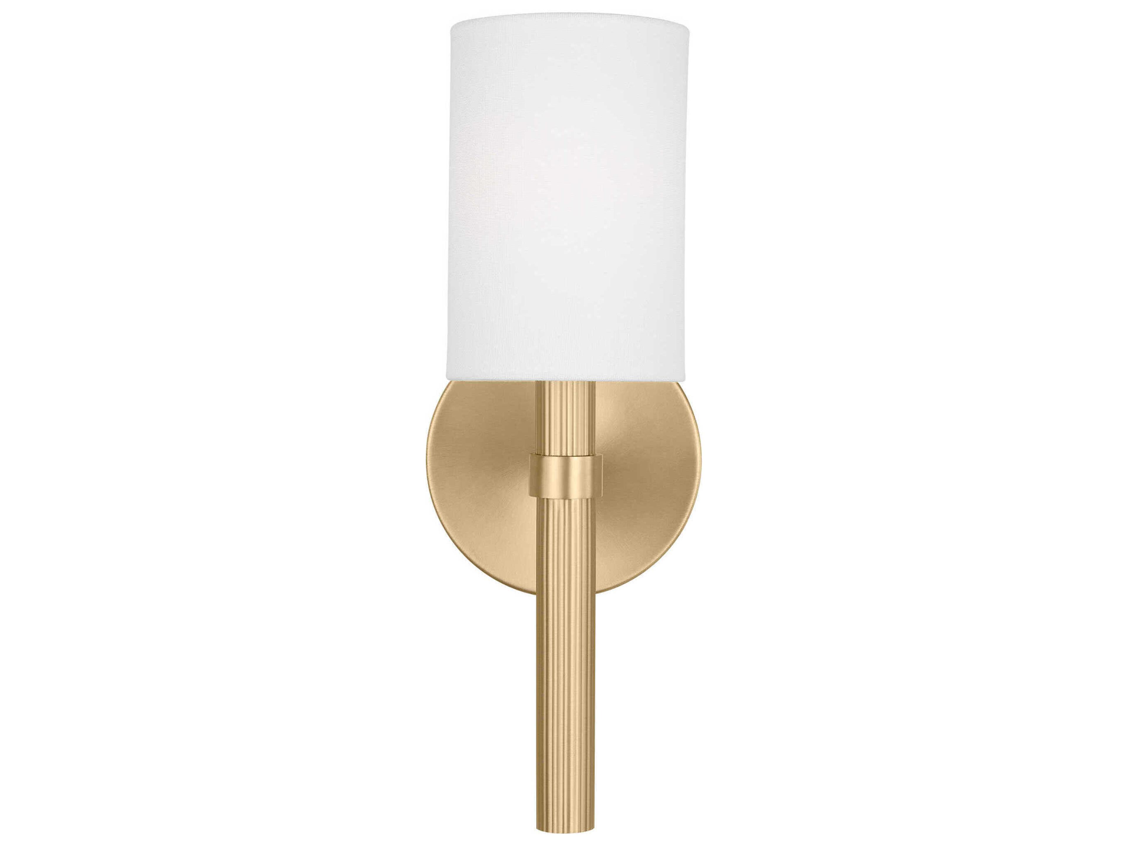 Visual Comfort Studio Manor 1-Light Satin Brass Wall Sconce