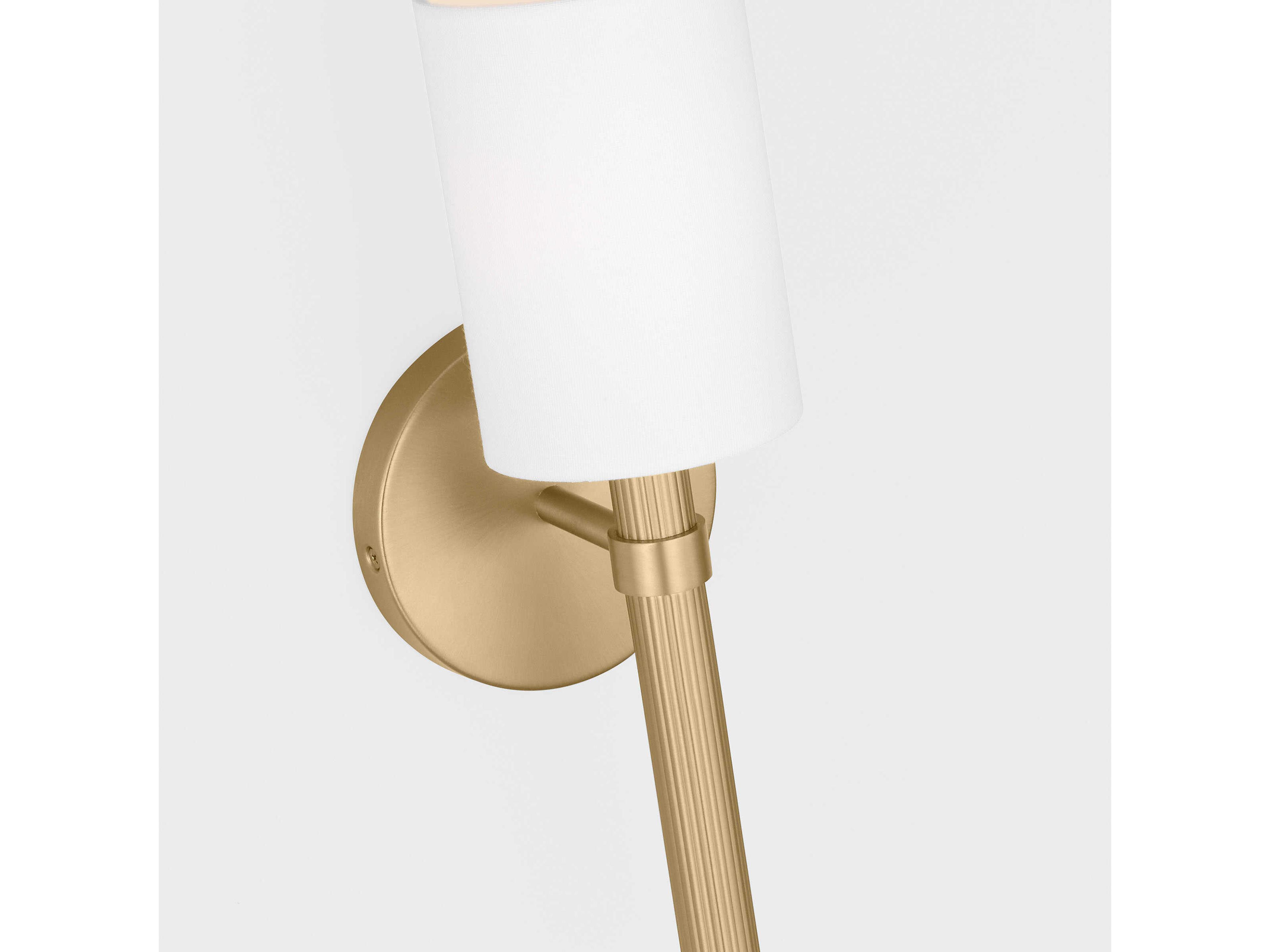 Visual Comfort Studio Manor 1-Light Satin Brass Wall Sconce