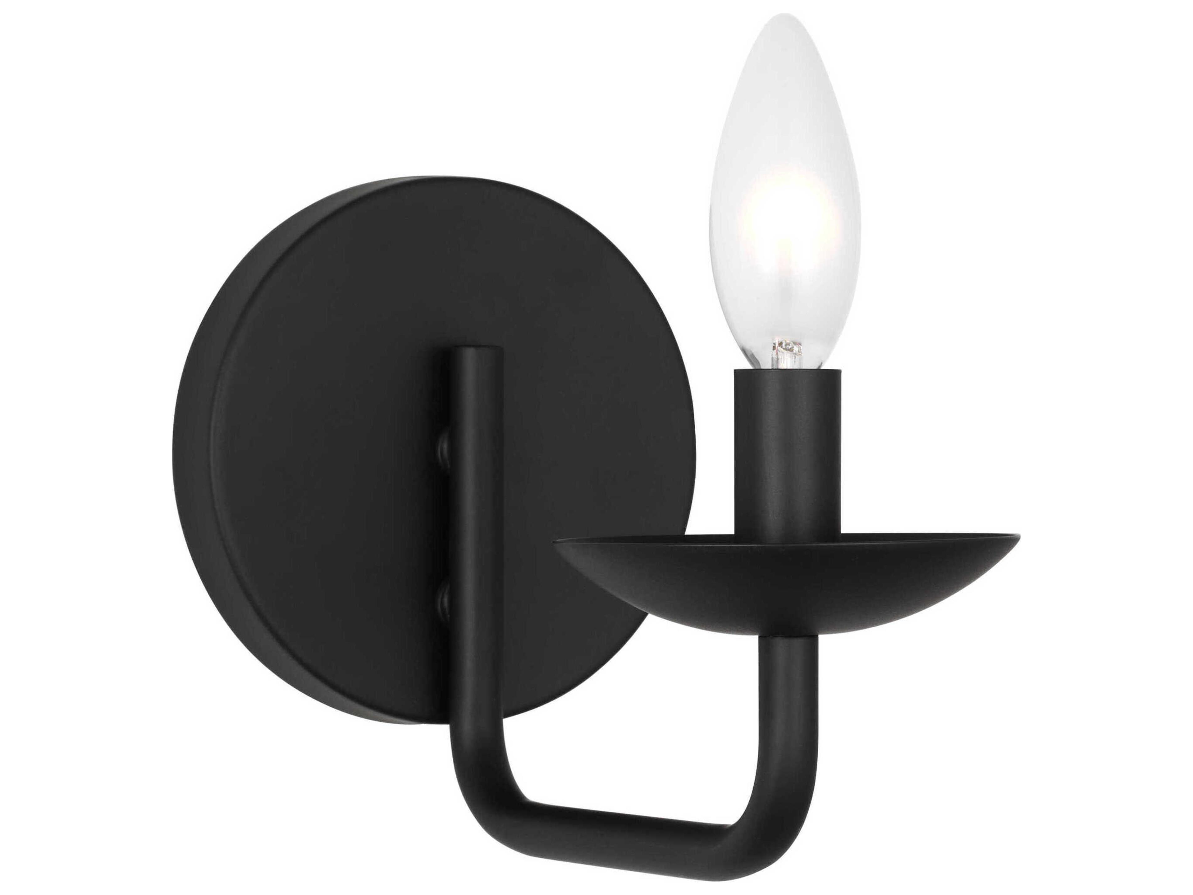 Visual Comfort Studio Albion 1-Light Midnight Black Wall Sconce
