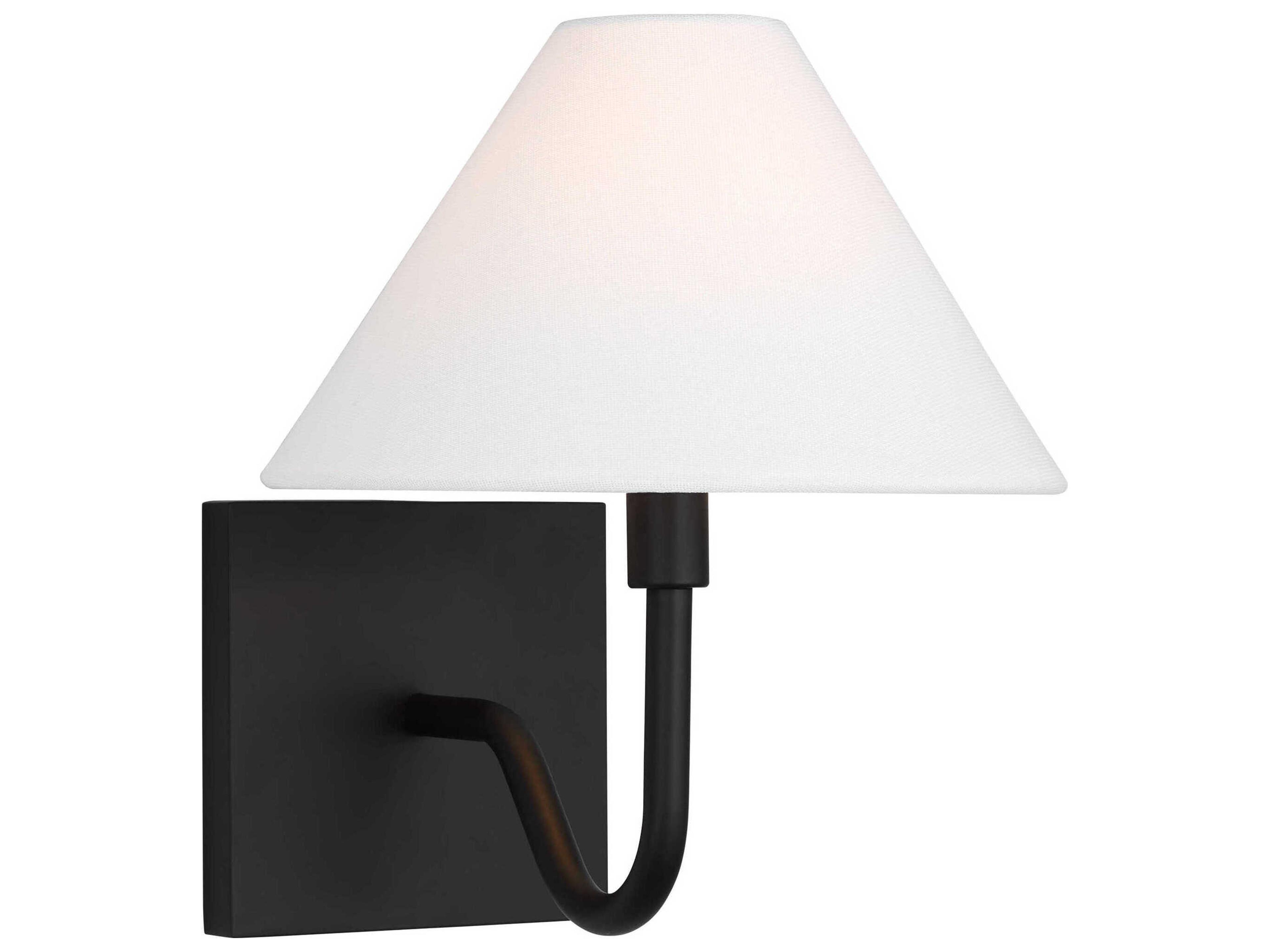 Eldon 1-Light Midnight Black Small Wall Sconce