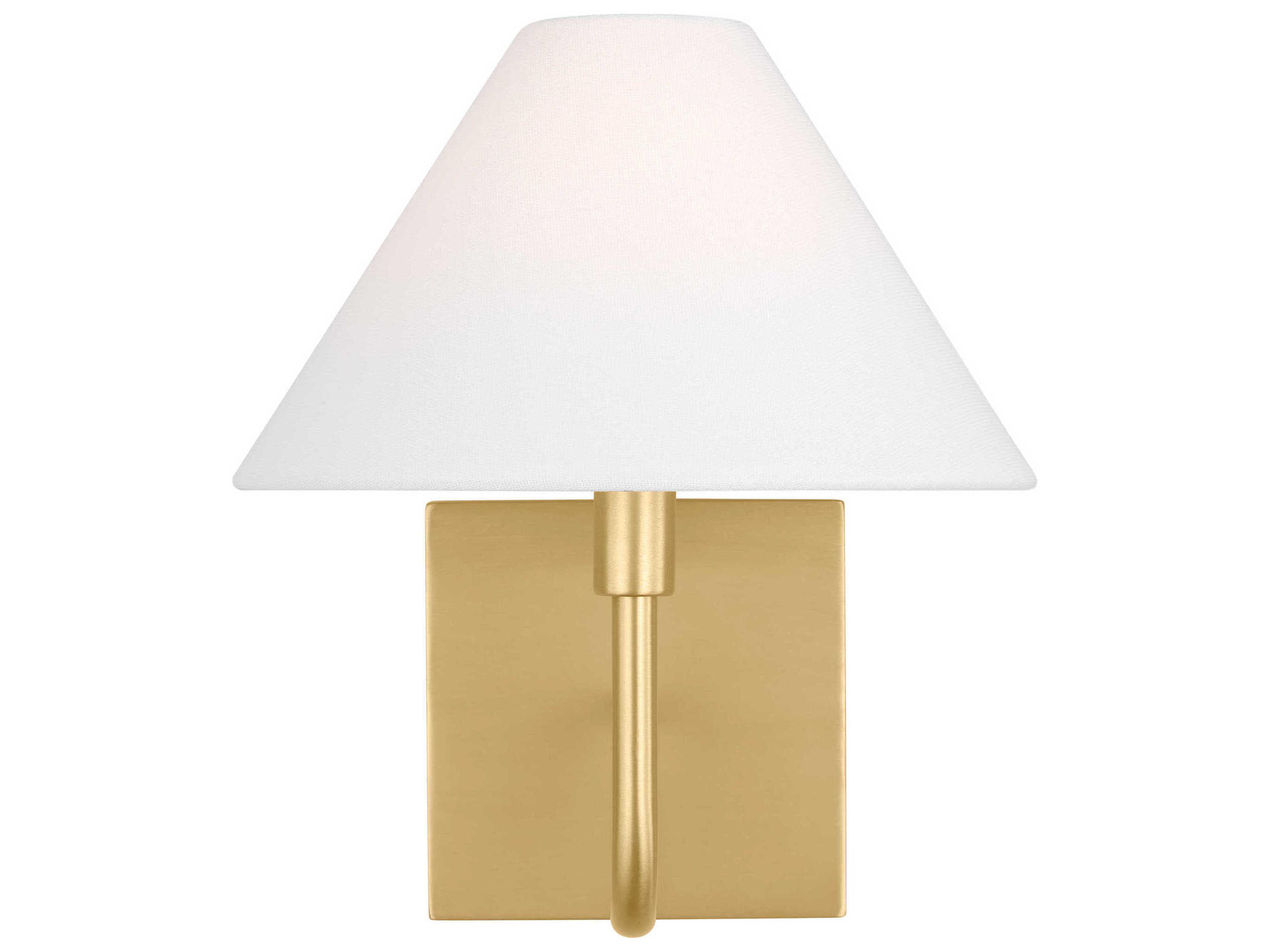 Visual Comfort Studio Eldon 1-Light Satin Brass Wall Sconce