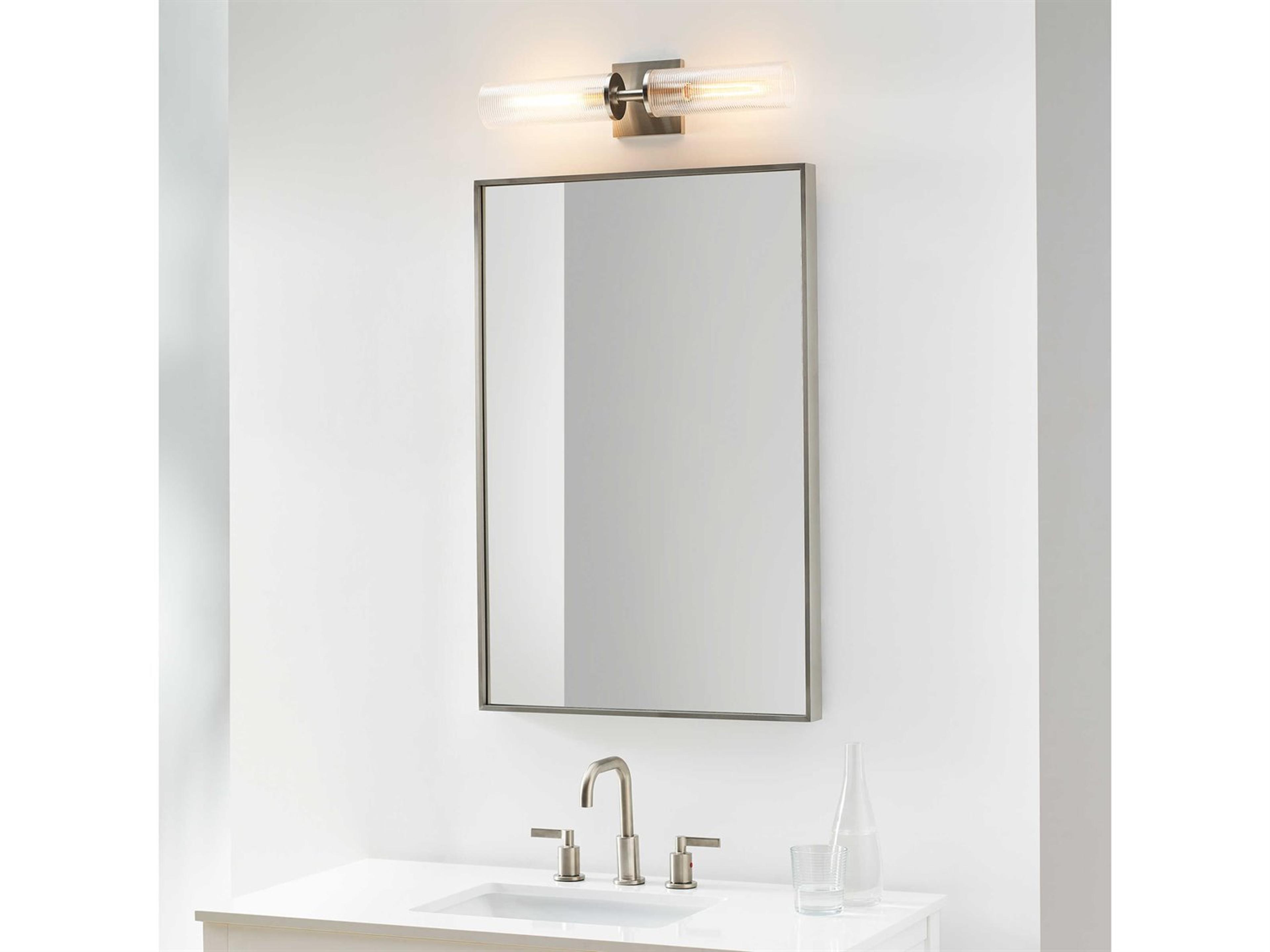 Visual Comfort Studio Sarita 2-Light Brushed Nickel Wall Sconce