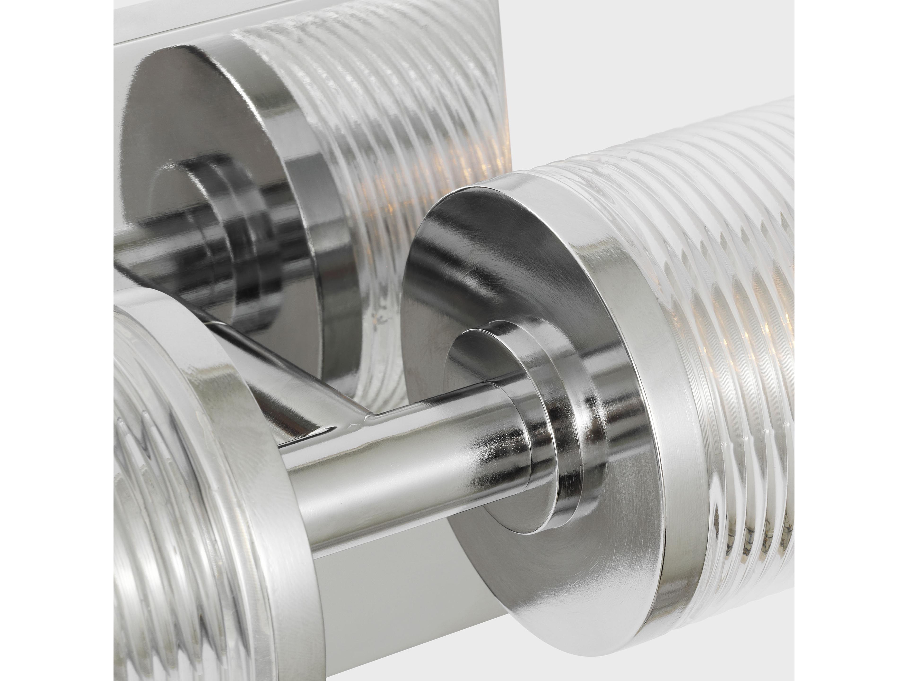 Visual Comfort Studio Sarita 2-Light Chrome Wall Sconce