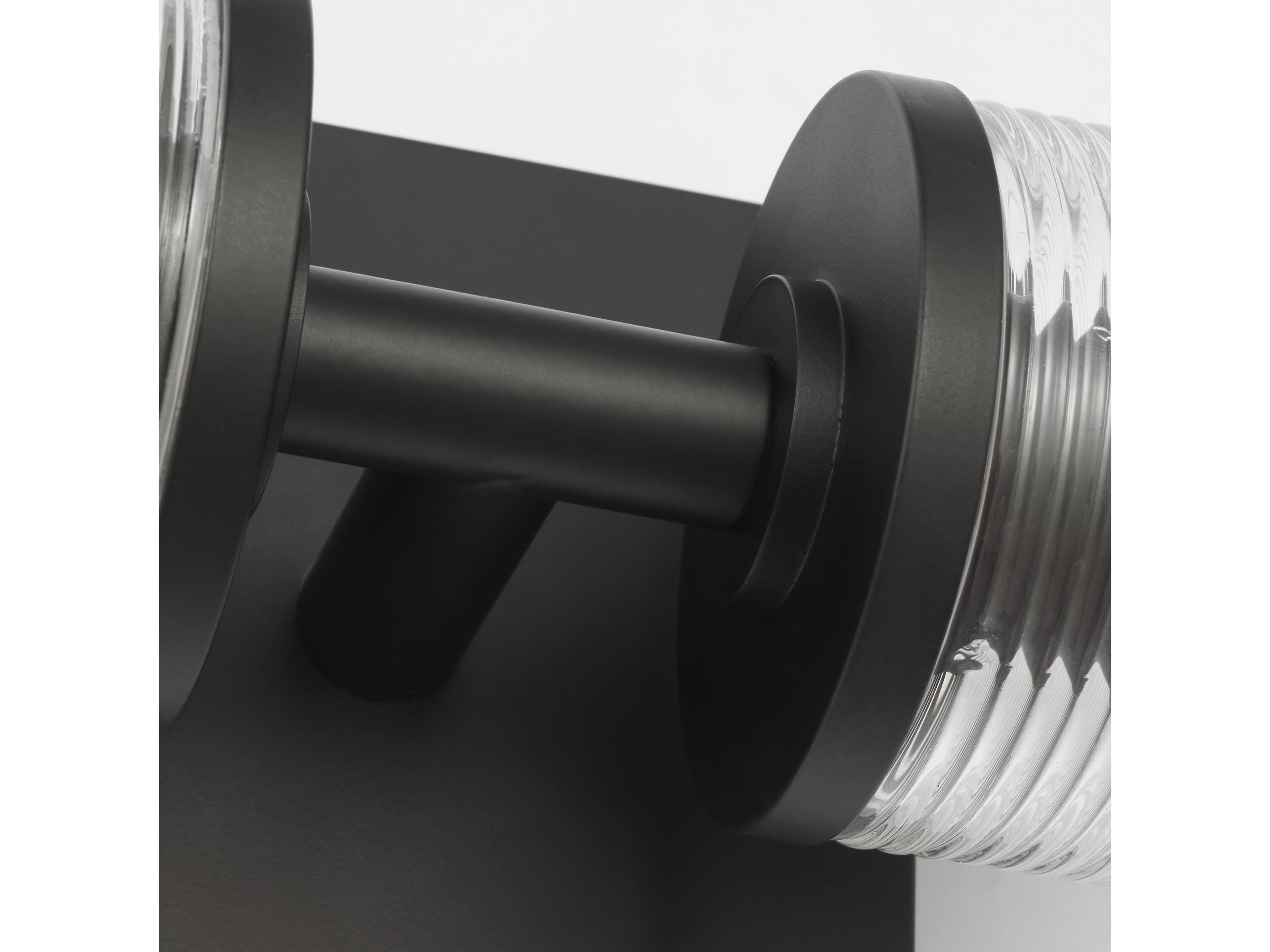 Visual Comfort Studio Sarita 2-Light Midnight Black Wall Sconce