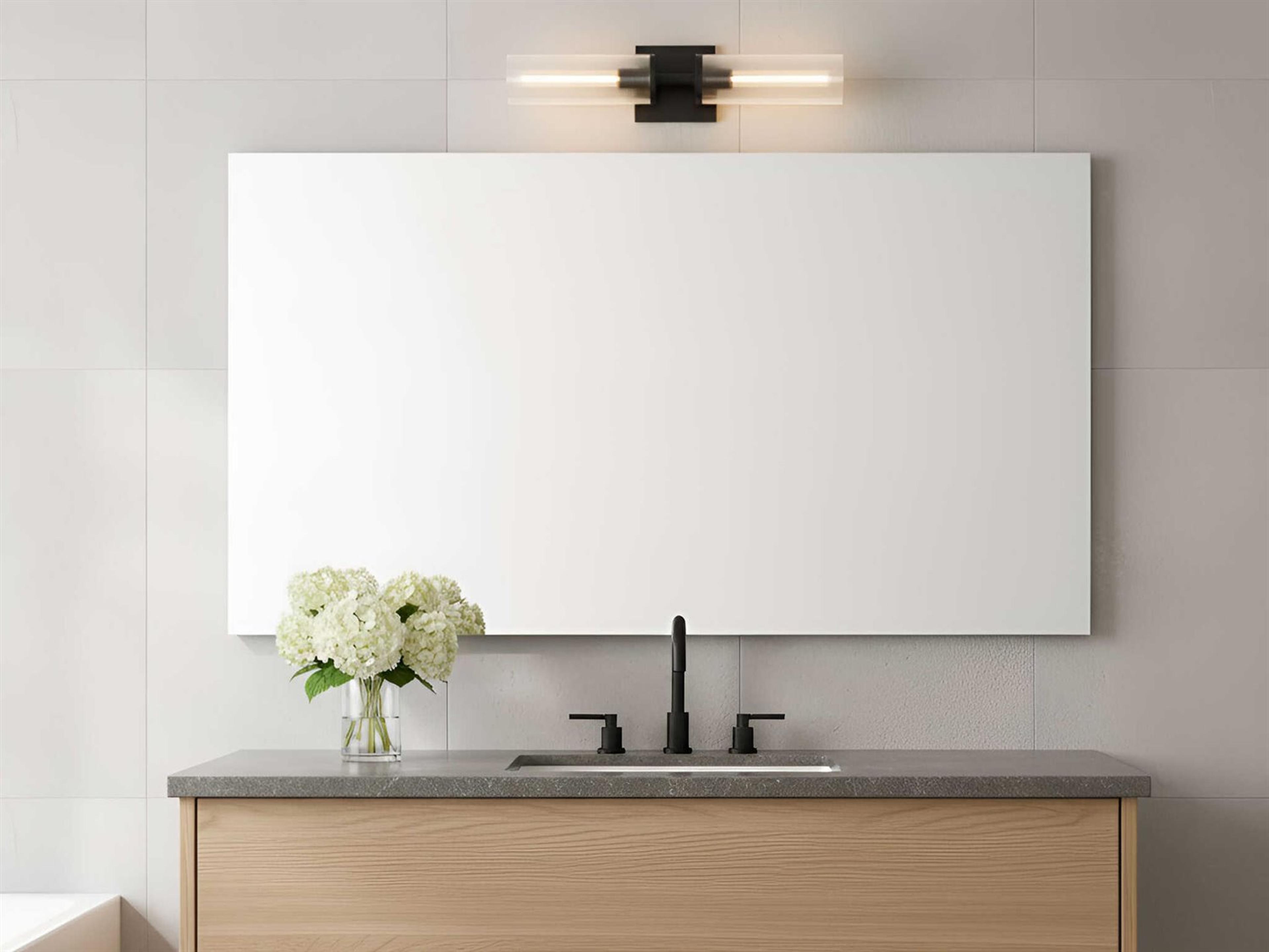 Visual Comfort Studio Sarita 2-Light Midnight Black Wall Sconce