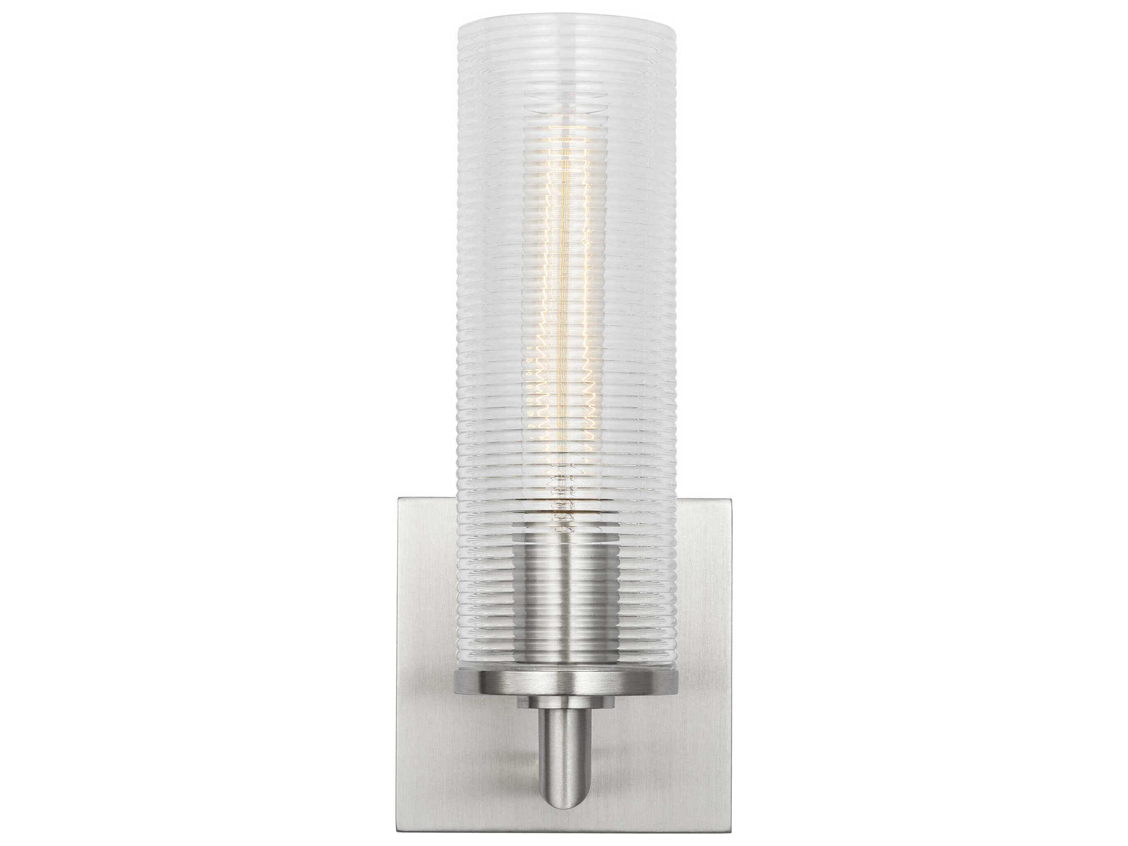 Sarita 1-Light Brushed Nickel Wall Sconce