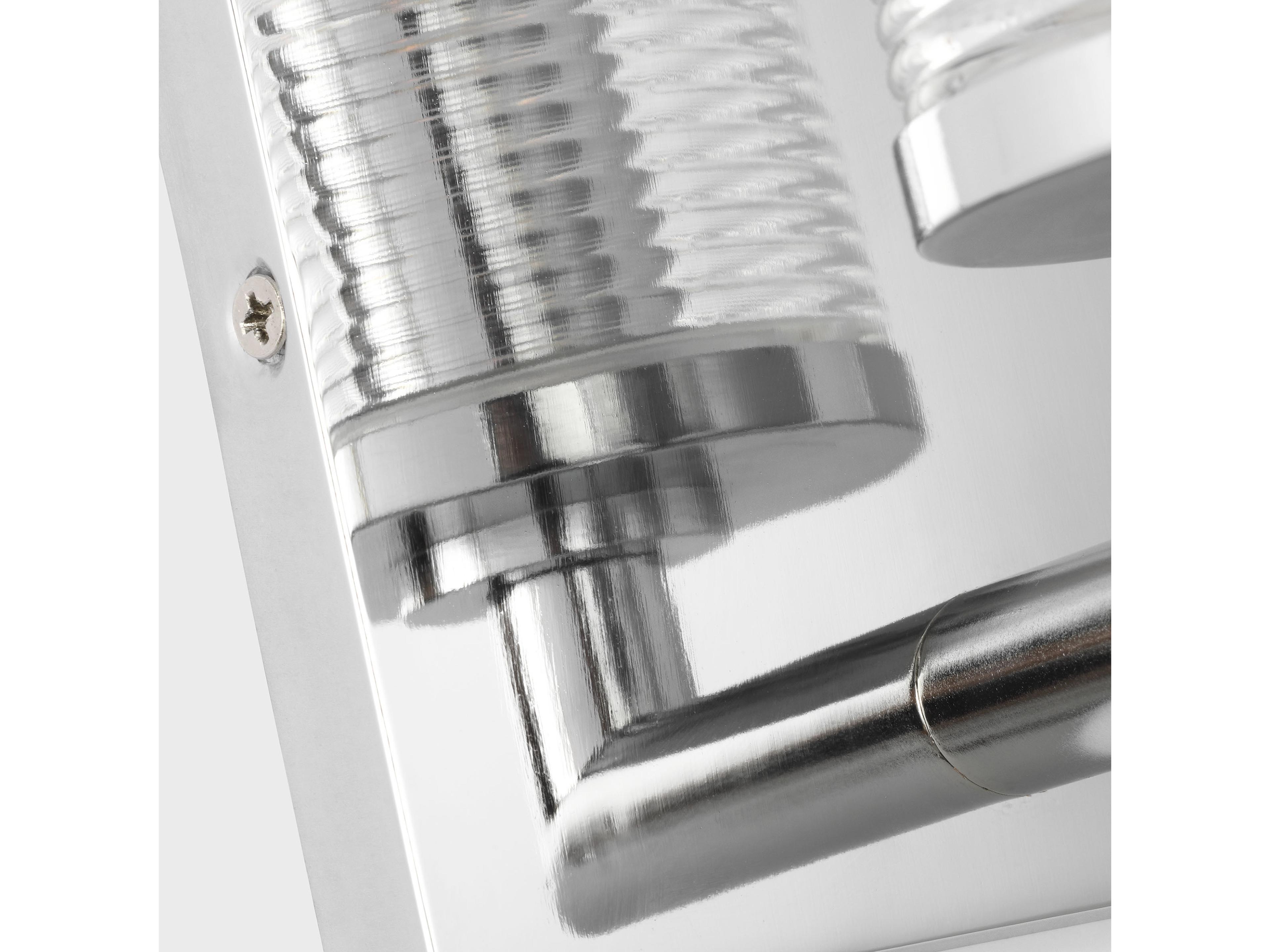 Visual Comfort Studio Sarita 1-Light Chrome Wall Sconce