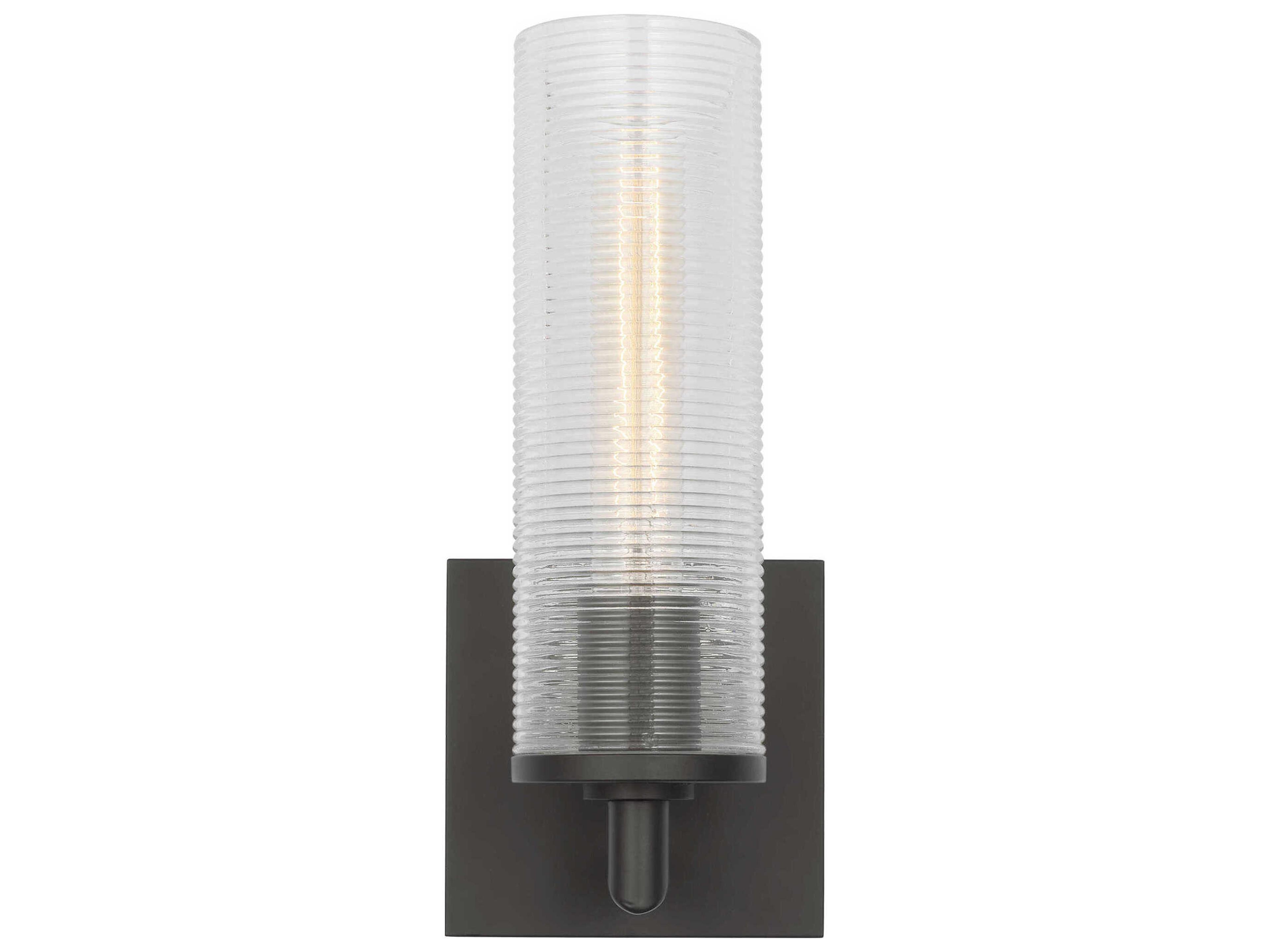 Visual Comfort Studio Sarita 1-Light Midnight Black Wall Sconce