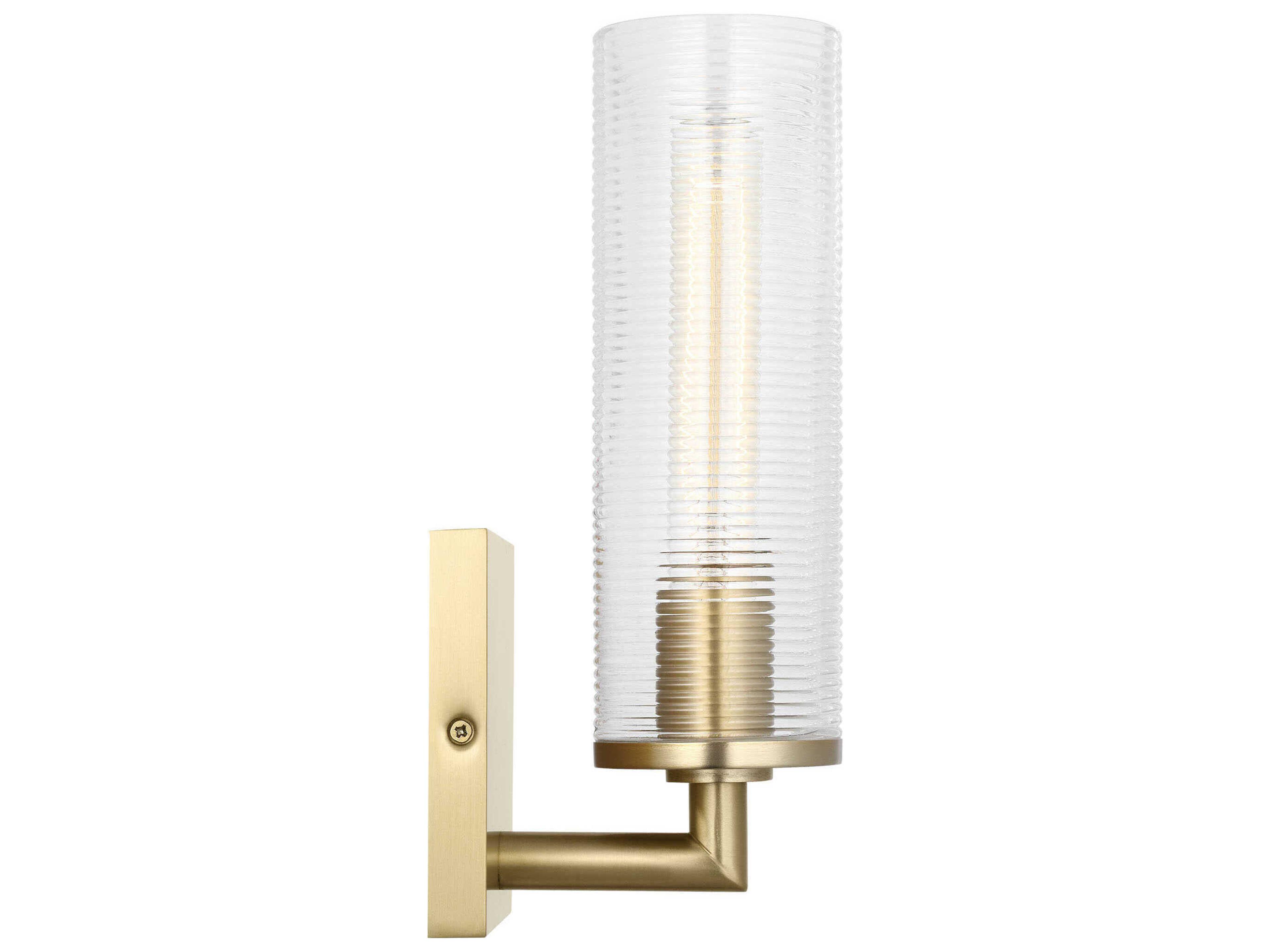 Visual Comfort Studio Sarita 1-Light Satin Brass Wall Sconce