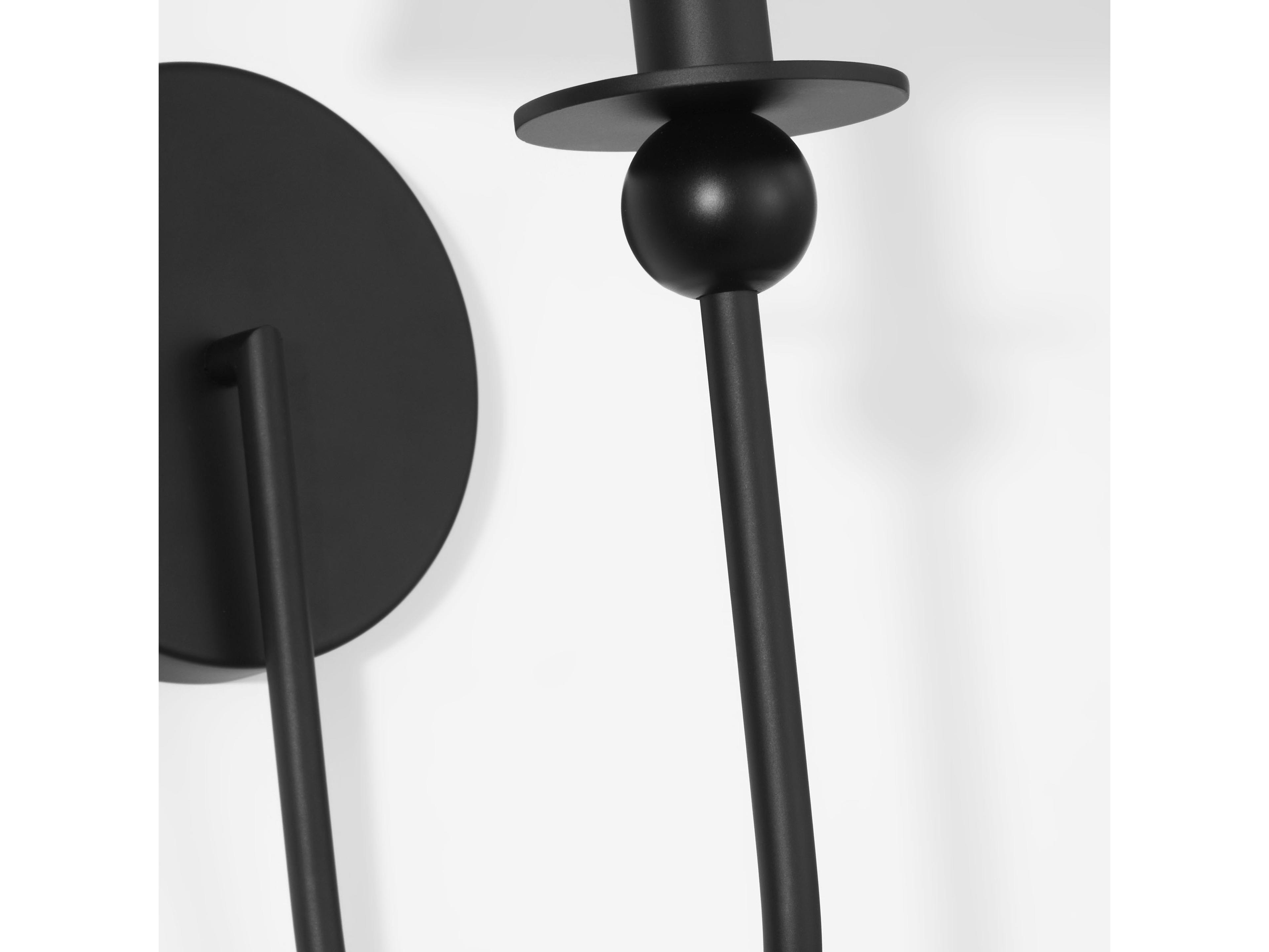 Visual Comfort Studio Elsay 1-Light Midnight Black Wall Sconce