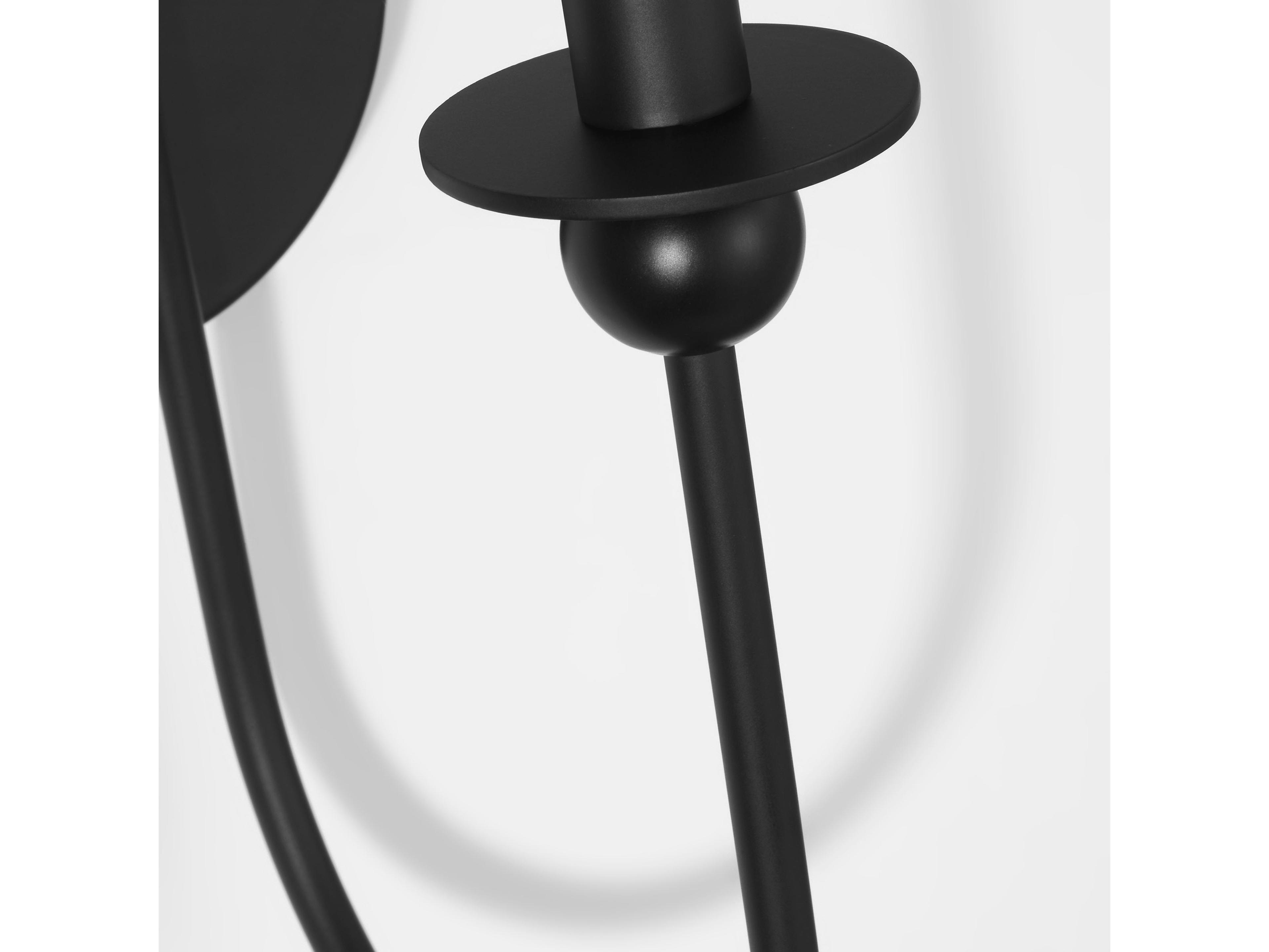 Visual Comfort Studio Elsay 1-Light Midnight Black Wall Sconce