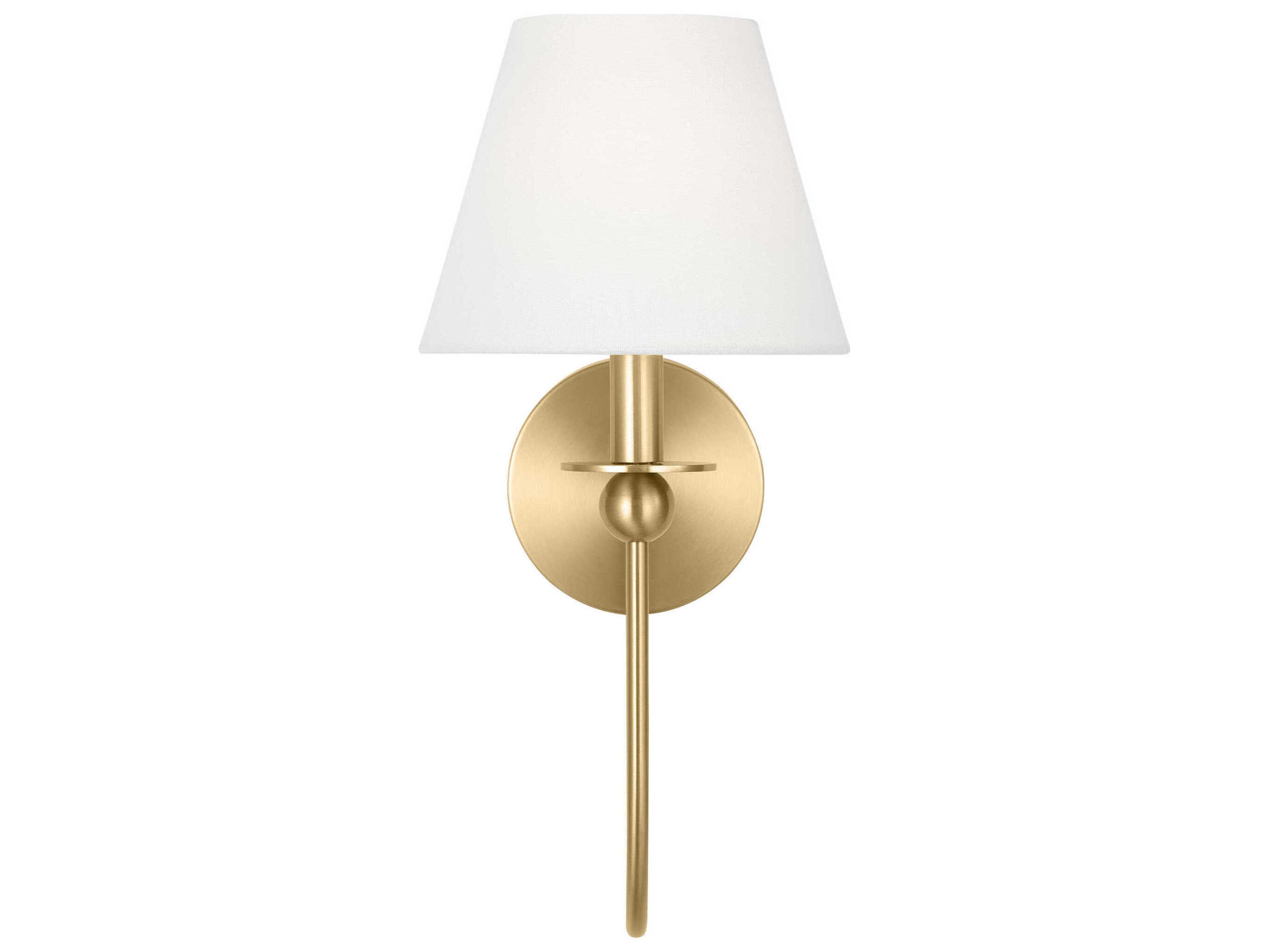 Visual Comfort Studio Elsay 1-Light Satin Brass Wall Sconce
