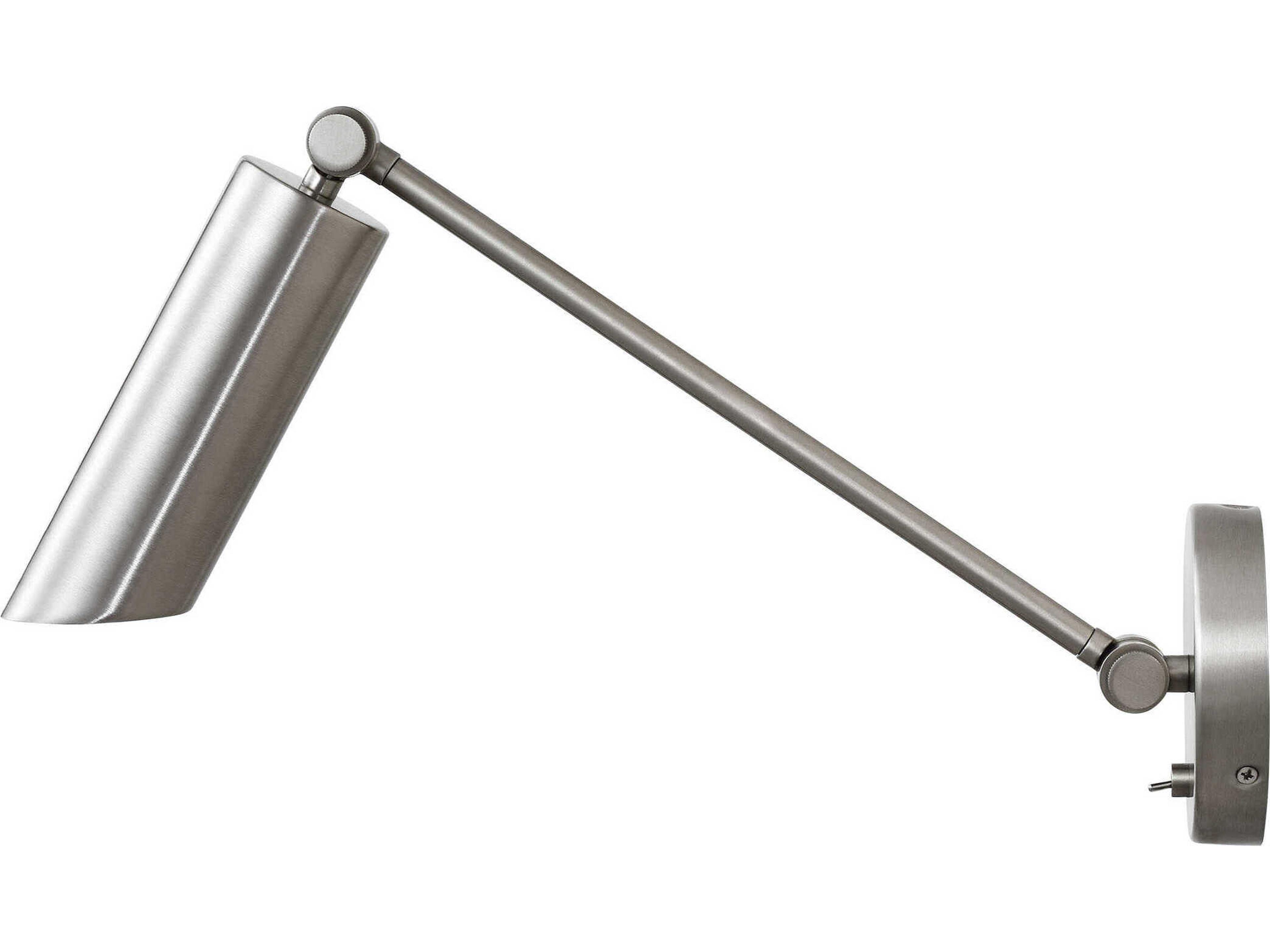 Visual Comfort Studio Frasar 1-Light Brushed Nickel Swing Wall Sconce