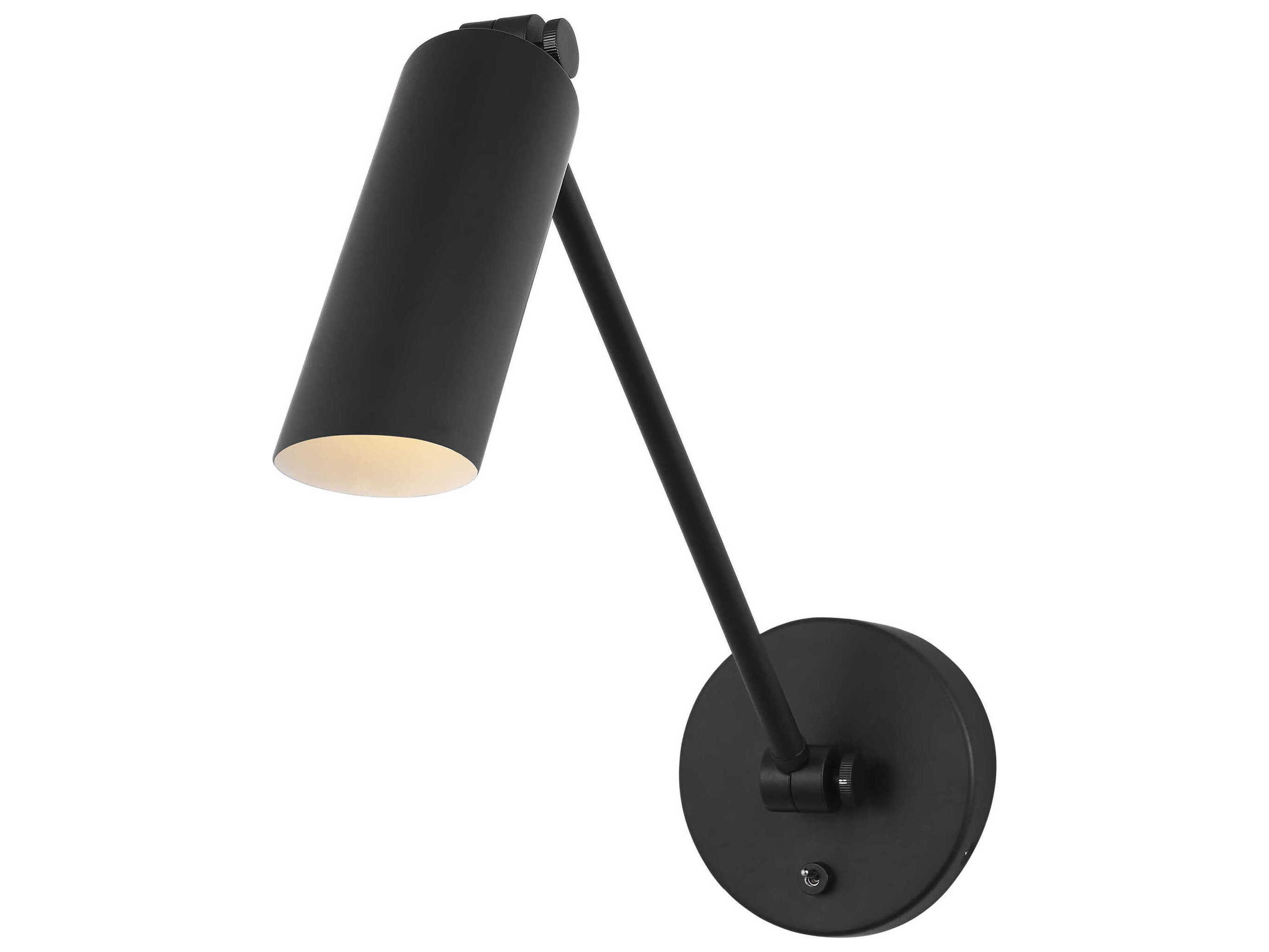 Visual Comfort Studio Frasar 1-Light Midnight Black Swing Wall Sconce