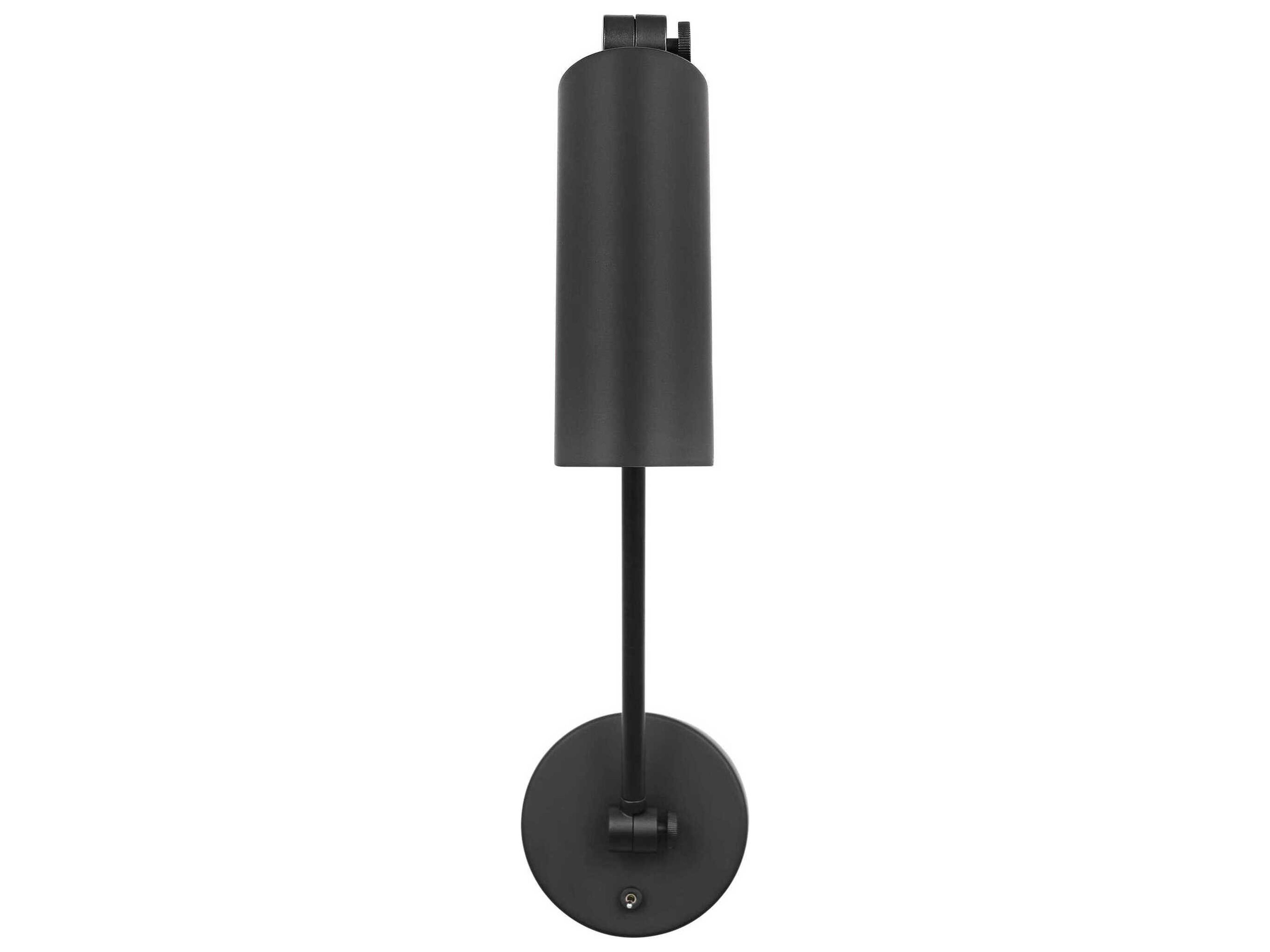 Visual Comfort Studio Frasar 1-Light Midnight Black Swing Wall Sconce