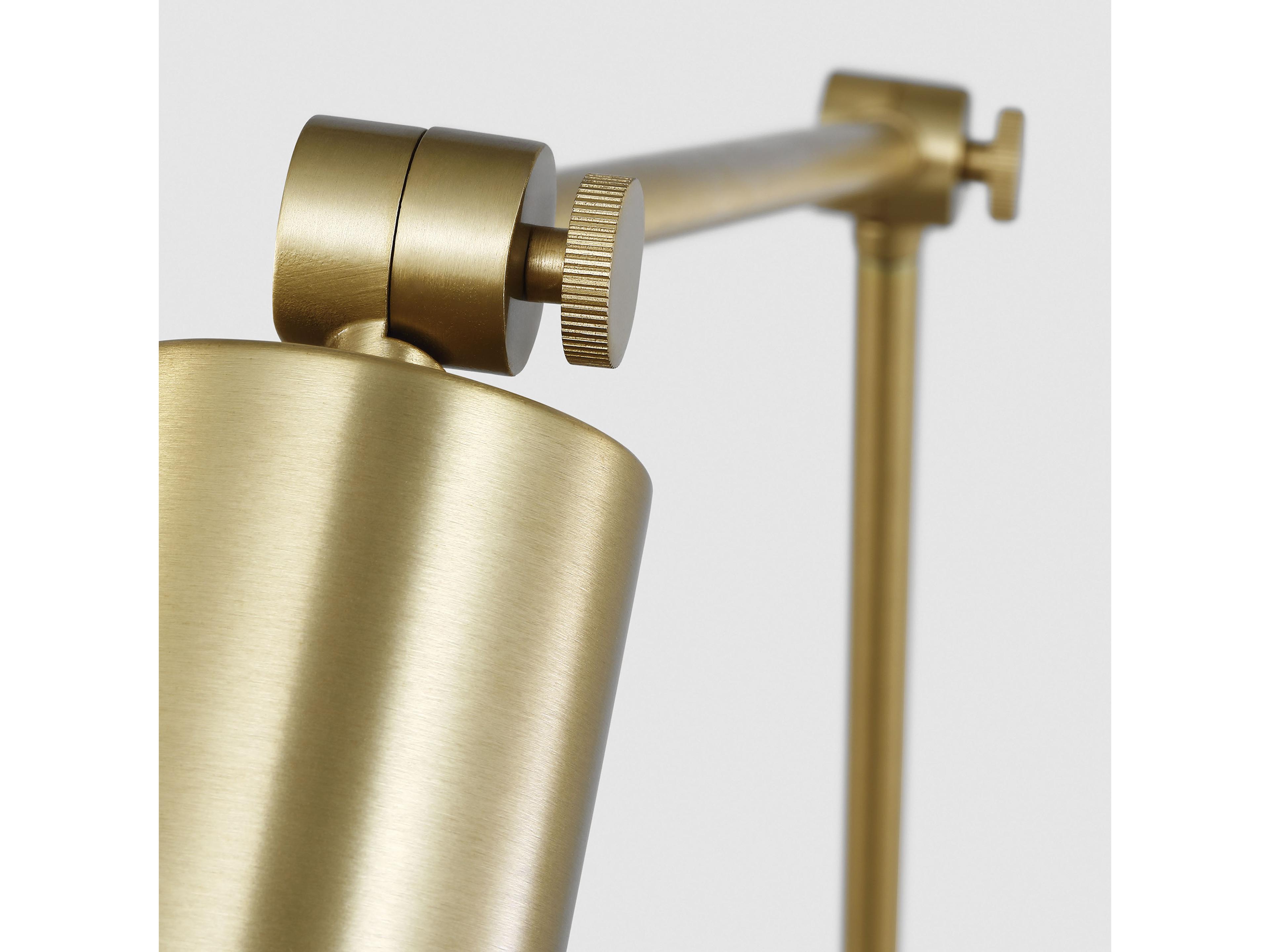 Visual Comfort Studio Frasar 1-Light Satin Brass Swing Wall Sconce