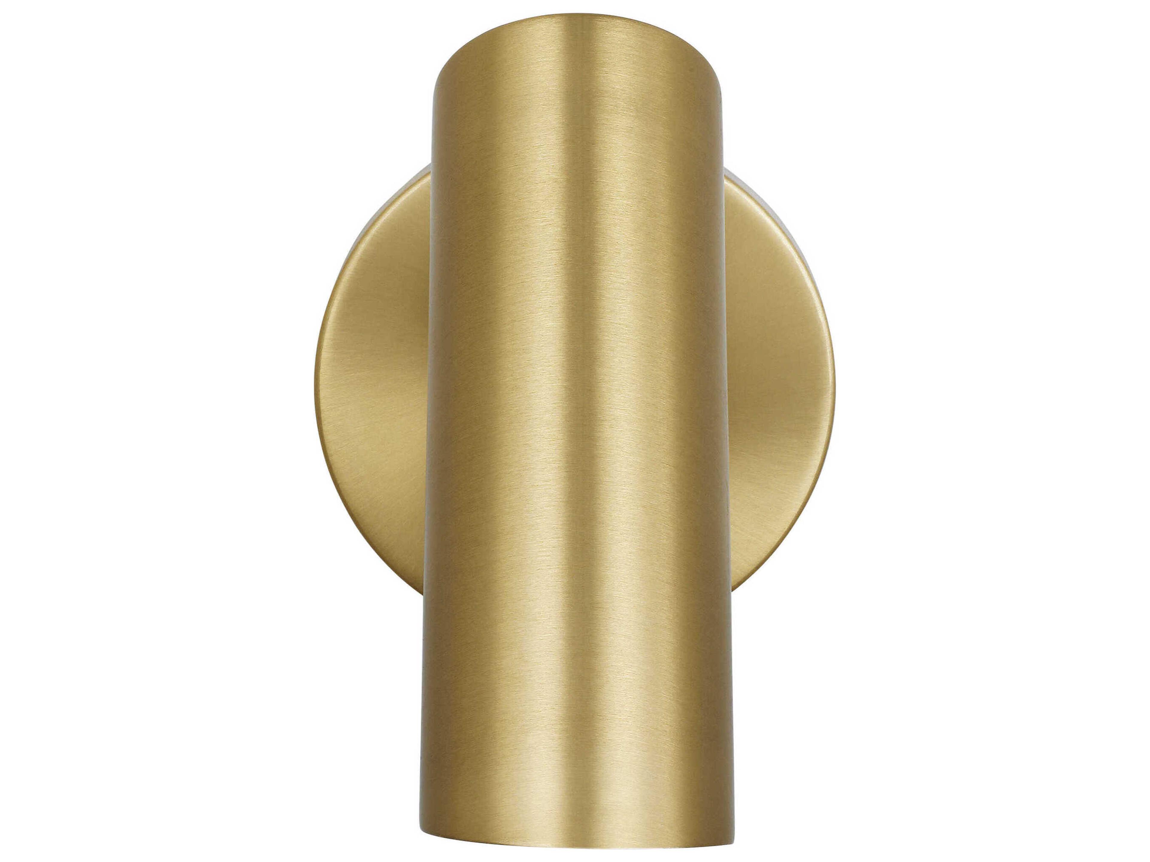 Frasar Adjustable 1-Light Wall Sconce in Satin Brass