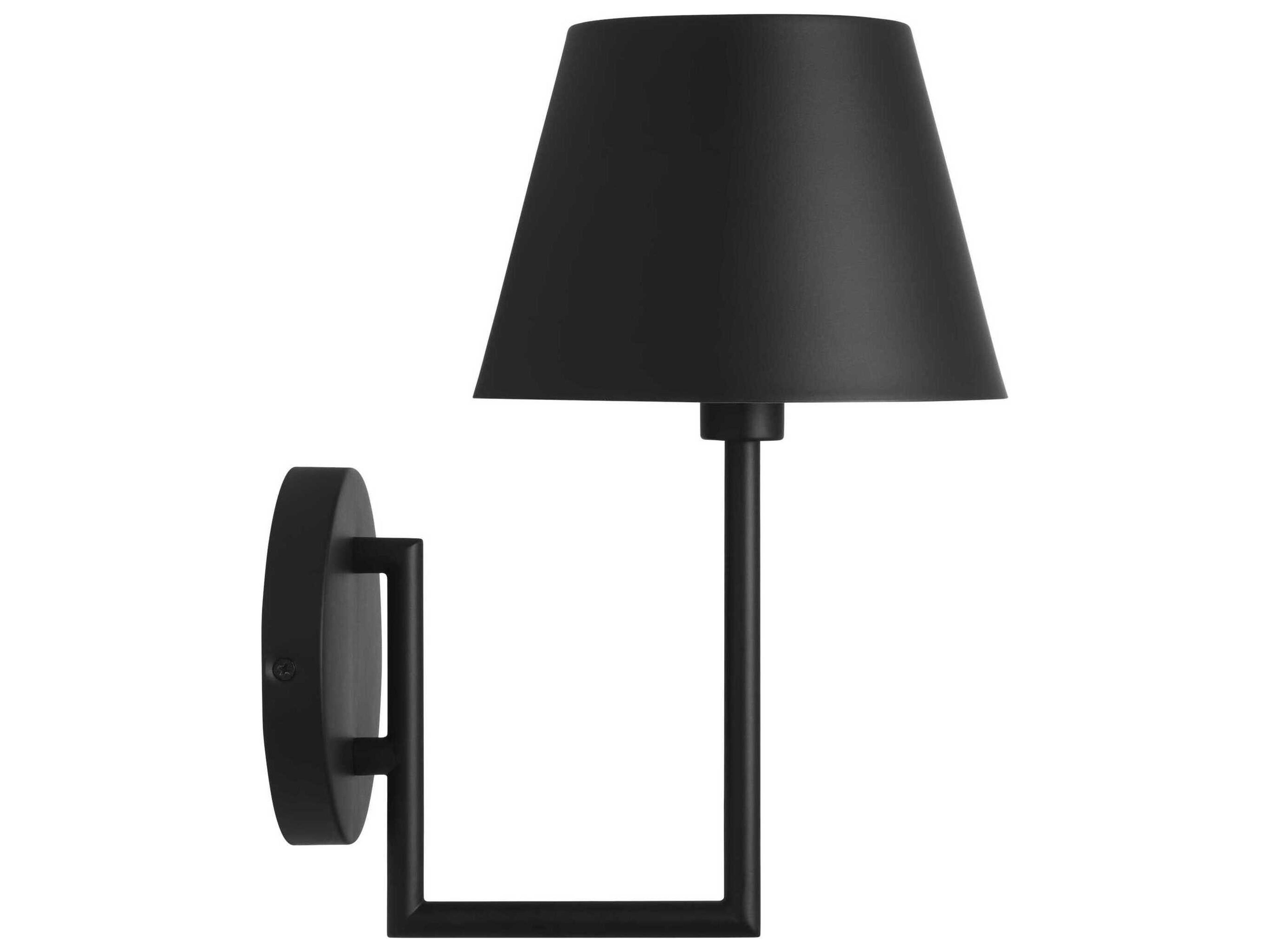 Visual Comfort Studio Ender 1-Light Midnight Black Wall Sconce