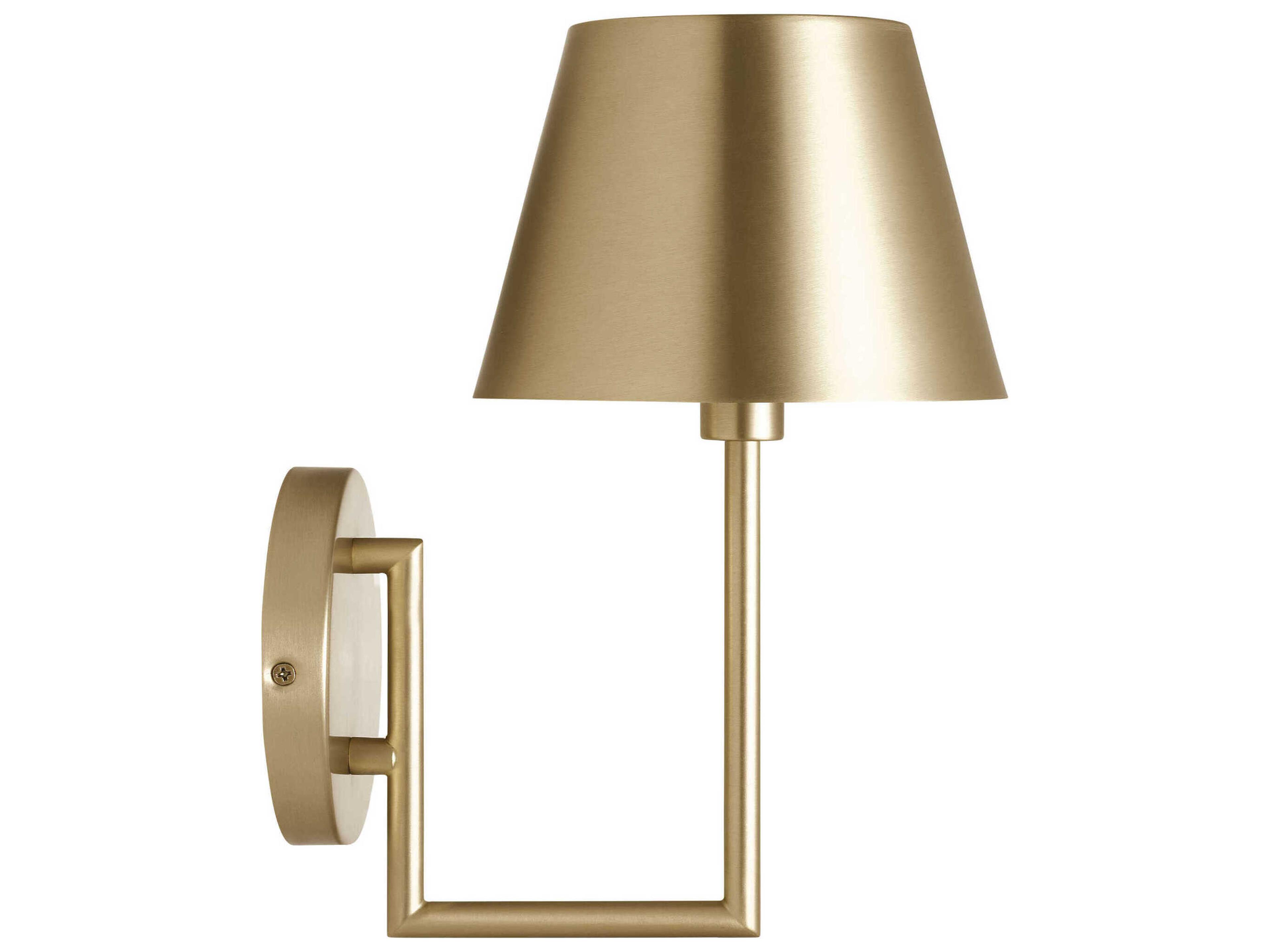 Visual Comfort Studio Ender 1-Light Satin Brass Wall Sconce