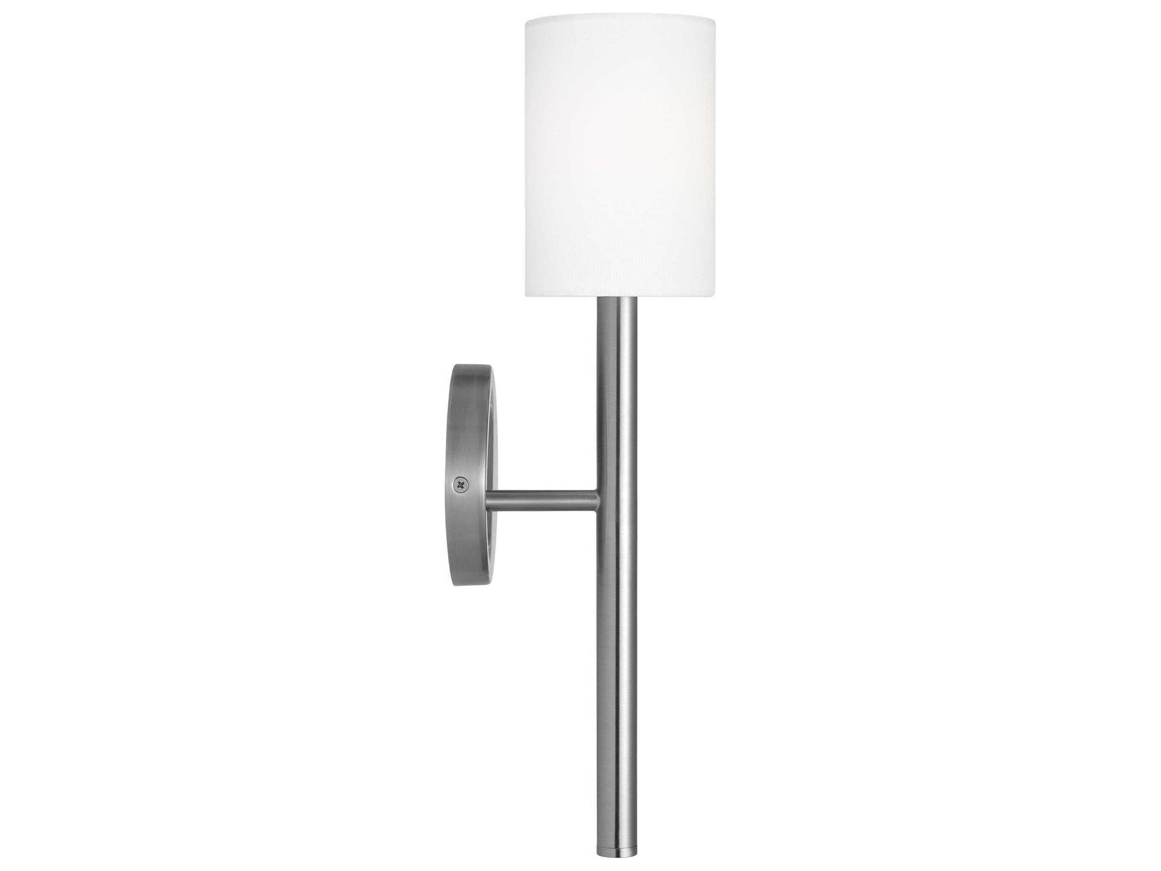 Visual Comfort Studio Egmont 1-Light Brushed Nickel Wall Sconce