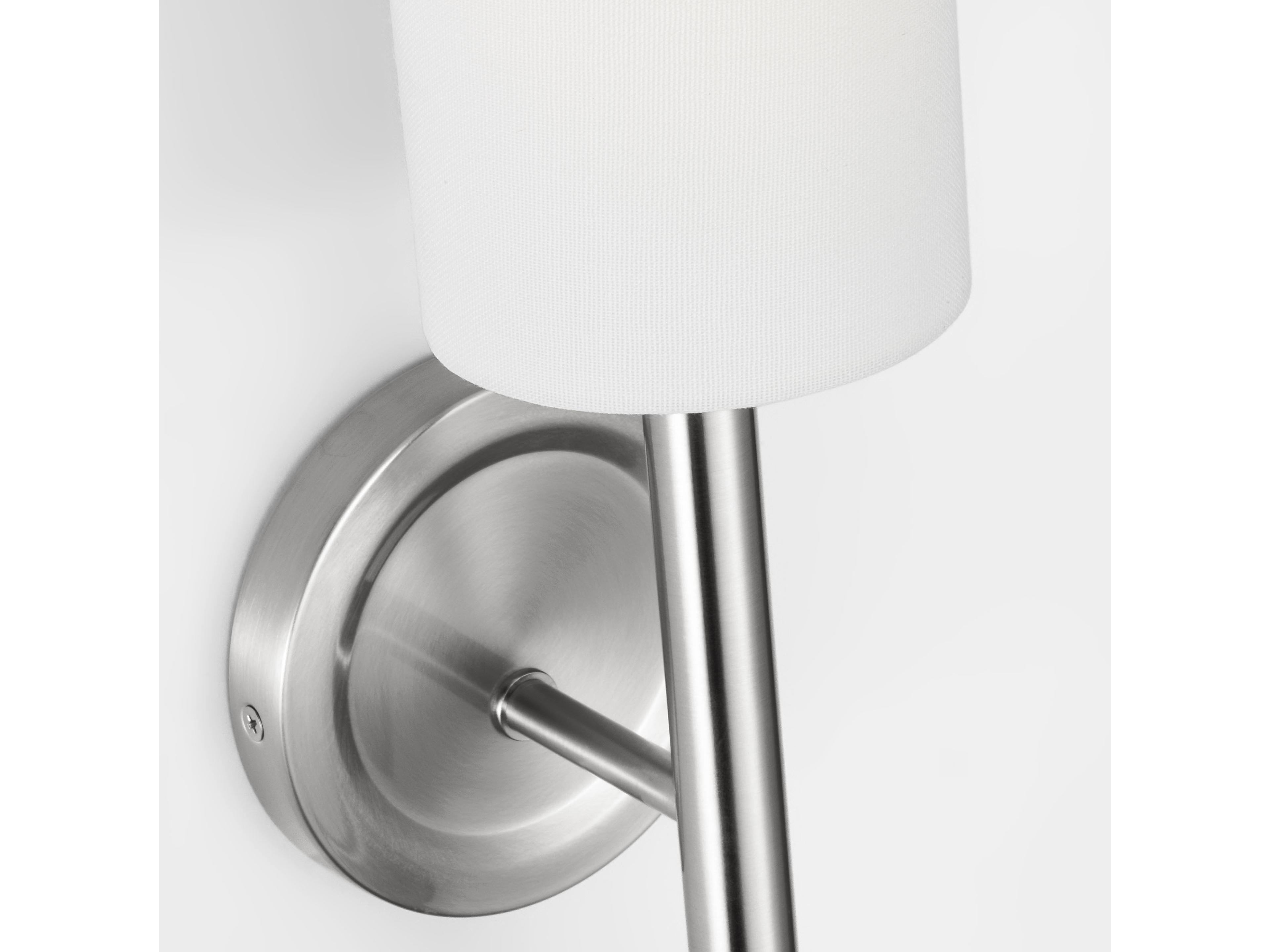 Visual Comfort Studio Egmont 1-Light Brushed Nickel Wall Sconce