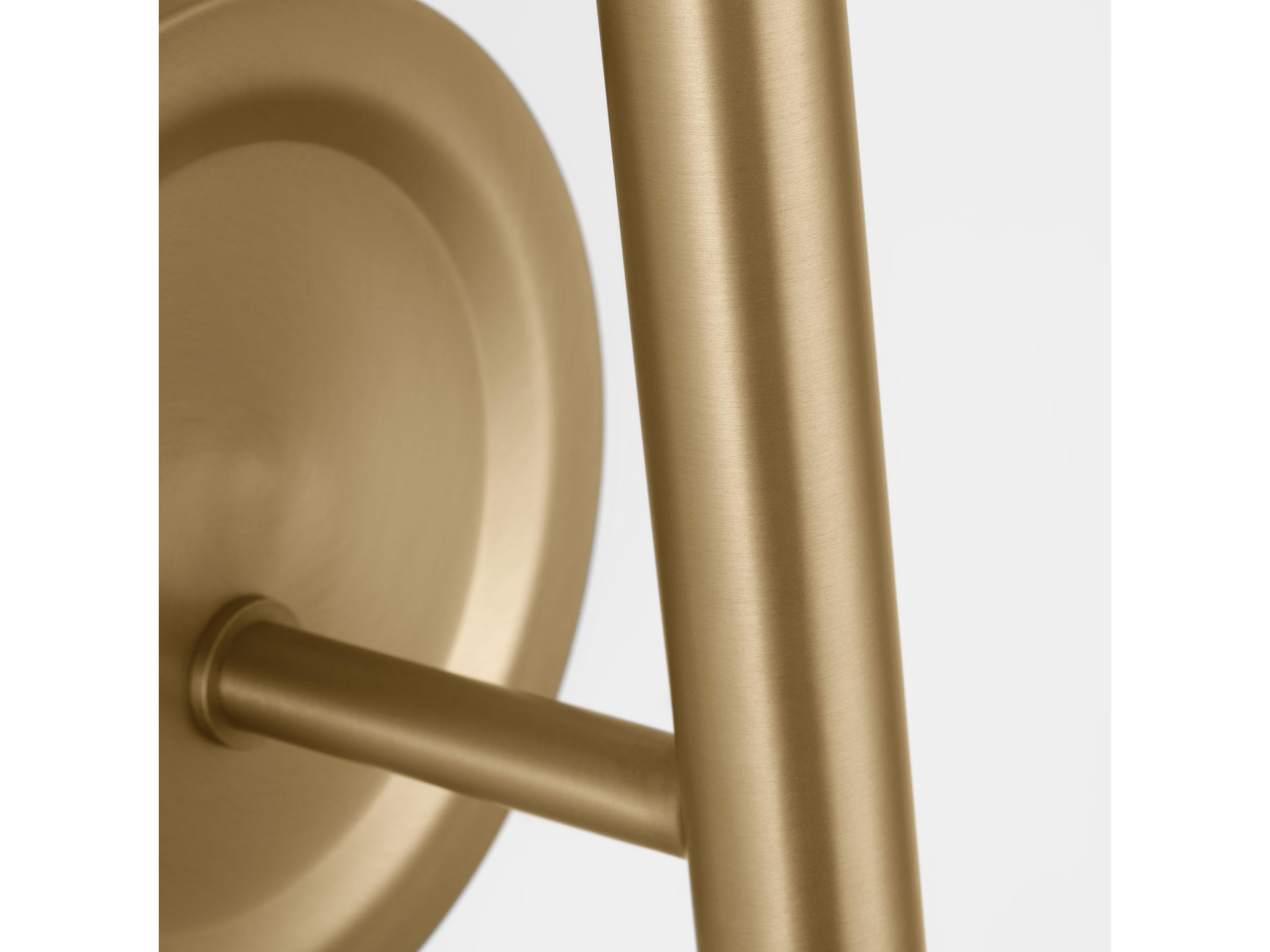 Visual Comfort Studio Egmont 1-Light Satin Brass Wall Sconce