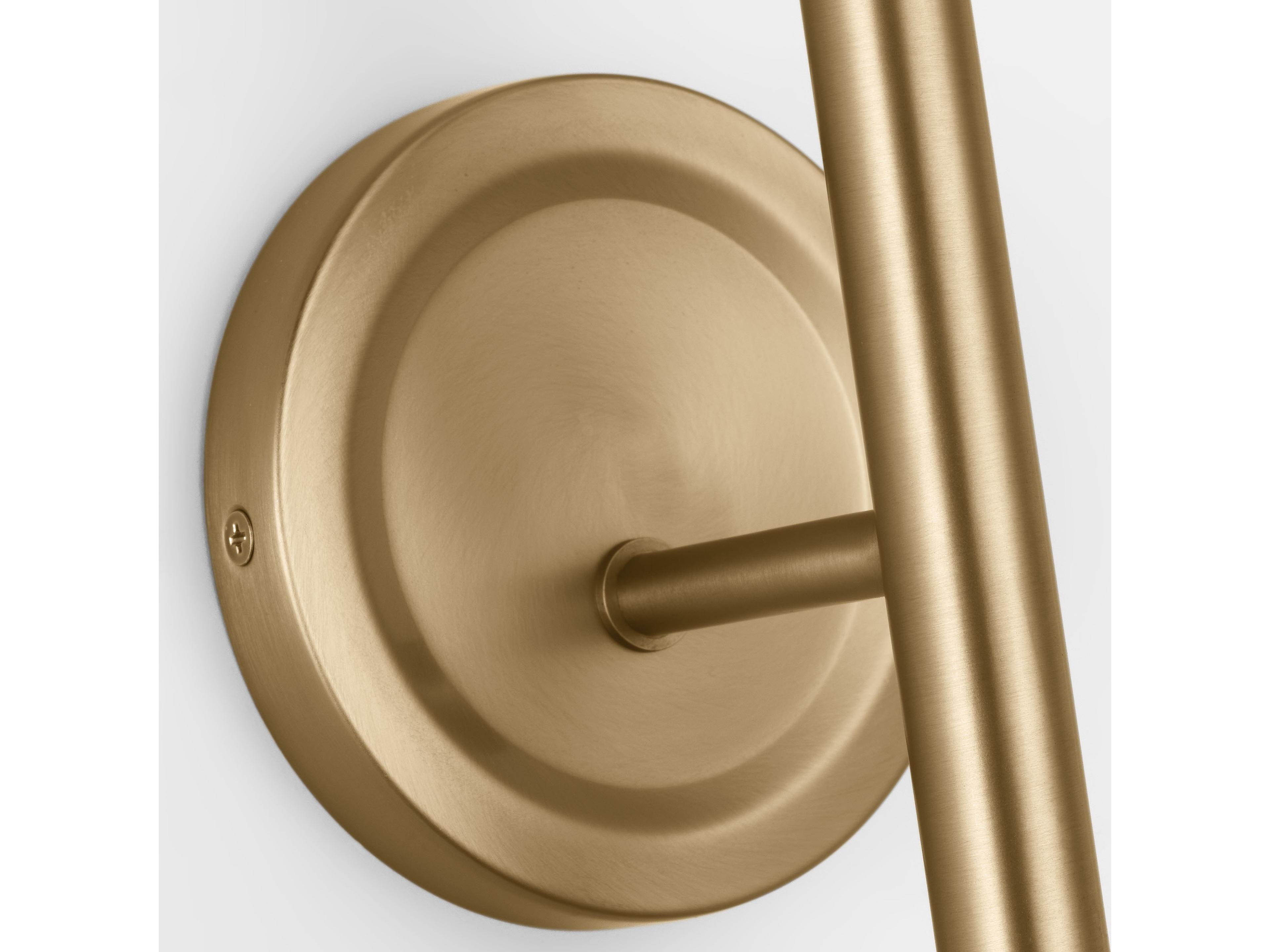 Visual Comfort Studio Egmont 1-Light Satin Brass Wall Sconce