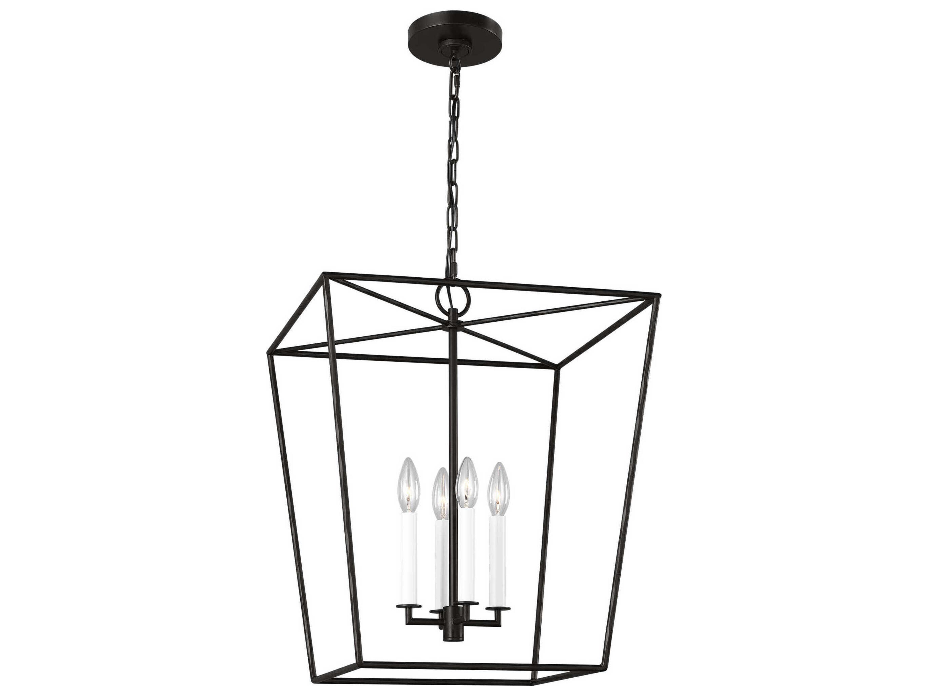 Viota 4-Light Aged Iron Black Pendant