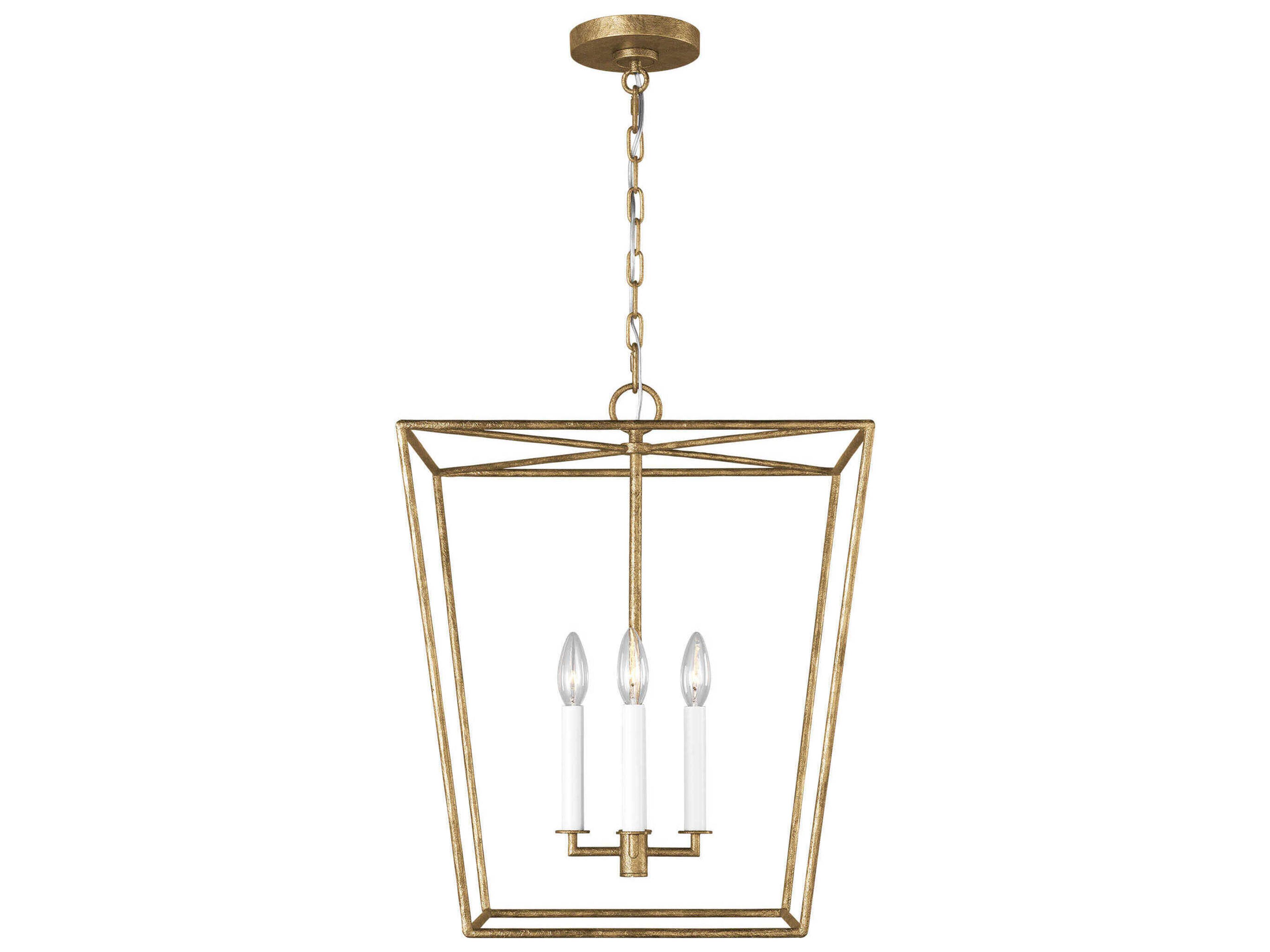Visual Comfort Studio Viota 4-Light Casted Gild Gold Pendant