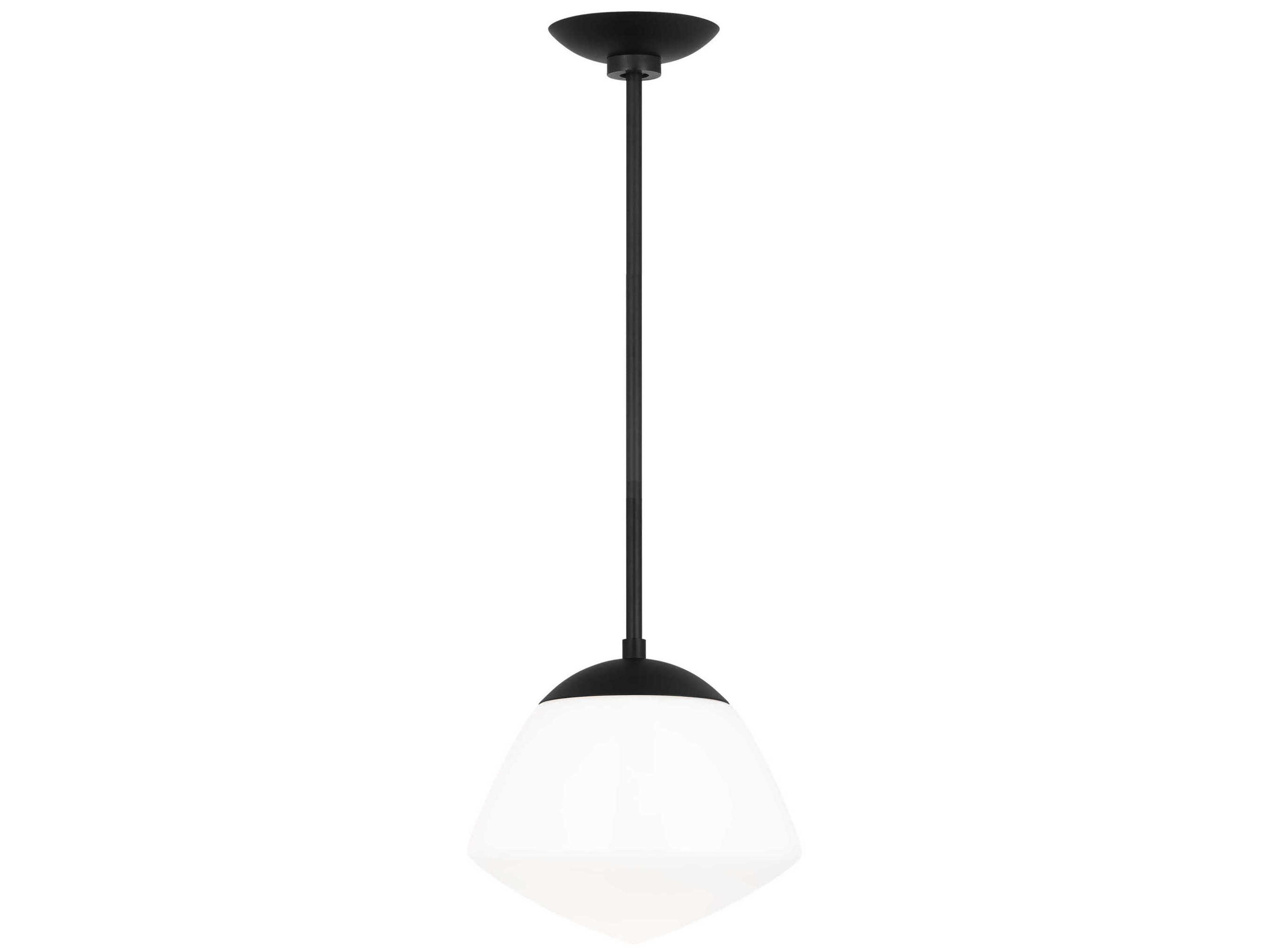 Milne 1-Light Midnight Black Pendant