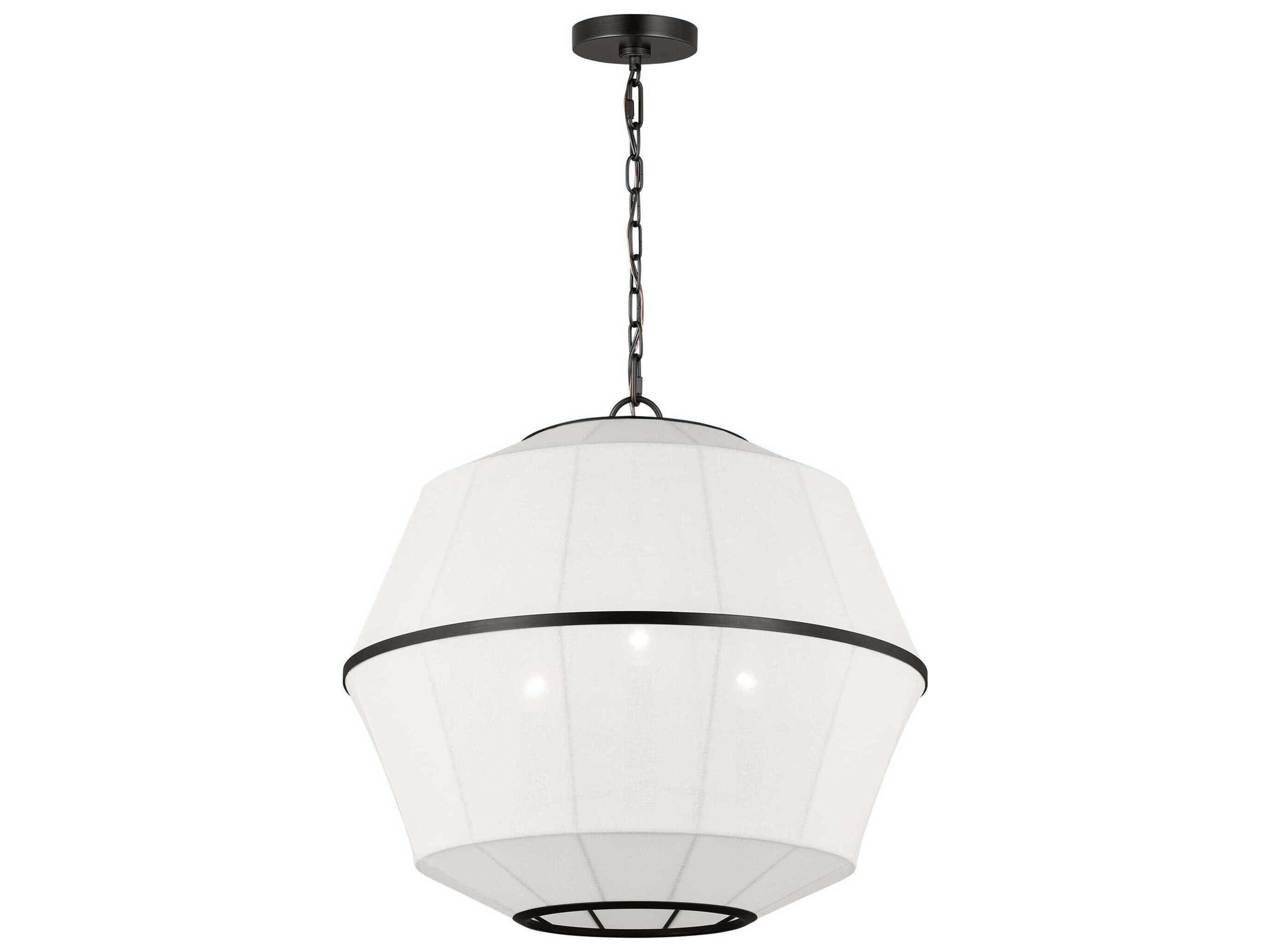 Hikari 3-Light Aged Iron Black Pendant