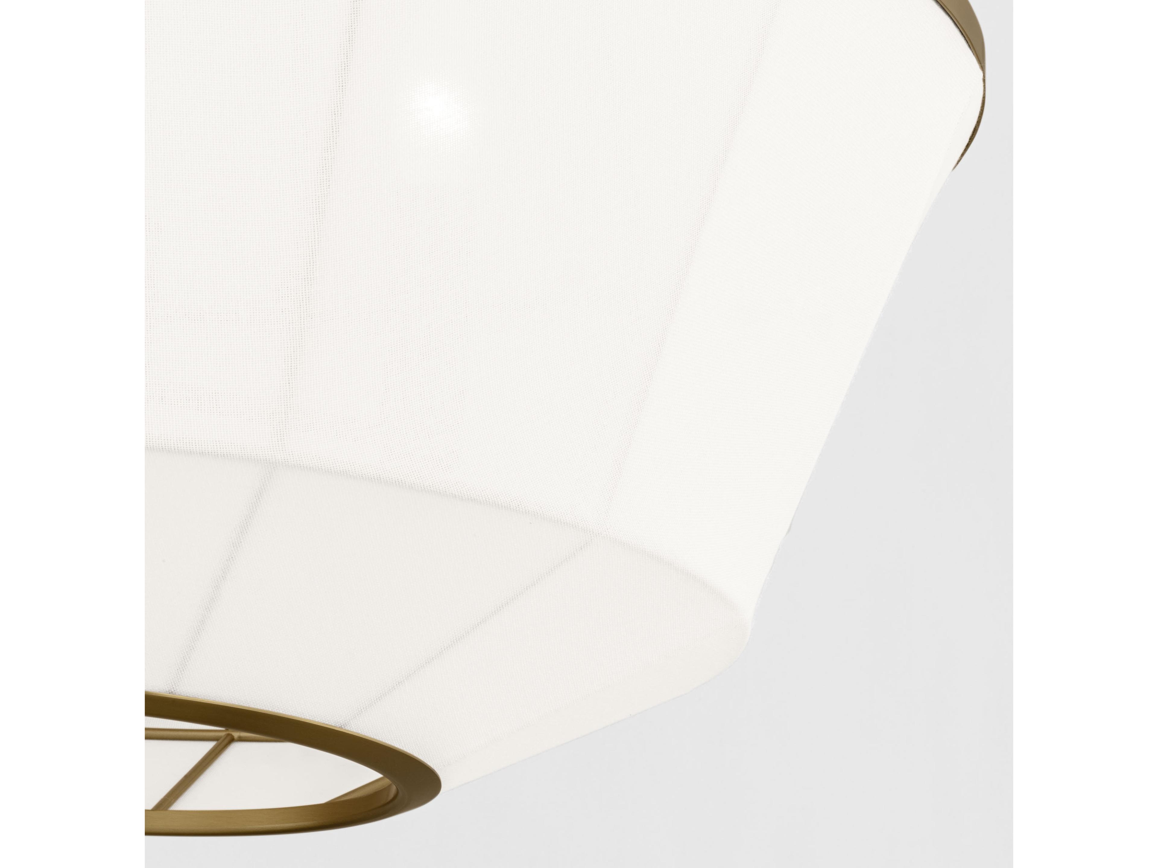 Visual Comfort Studio Hikari 3-Light Burnished Brass Pendant