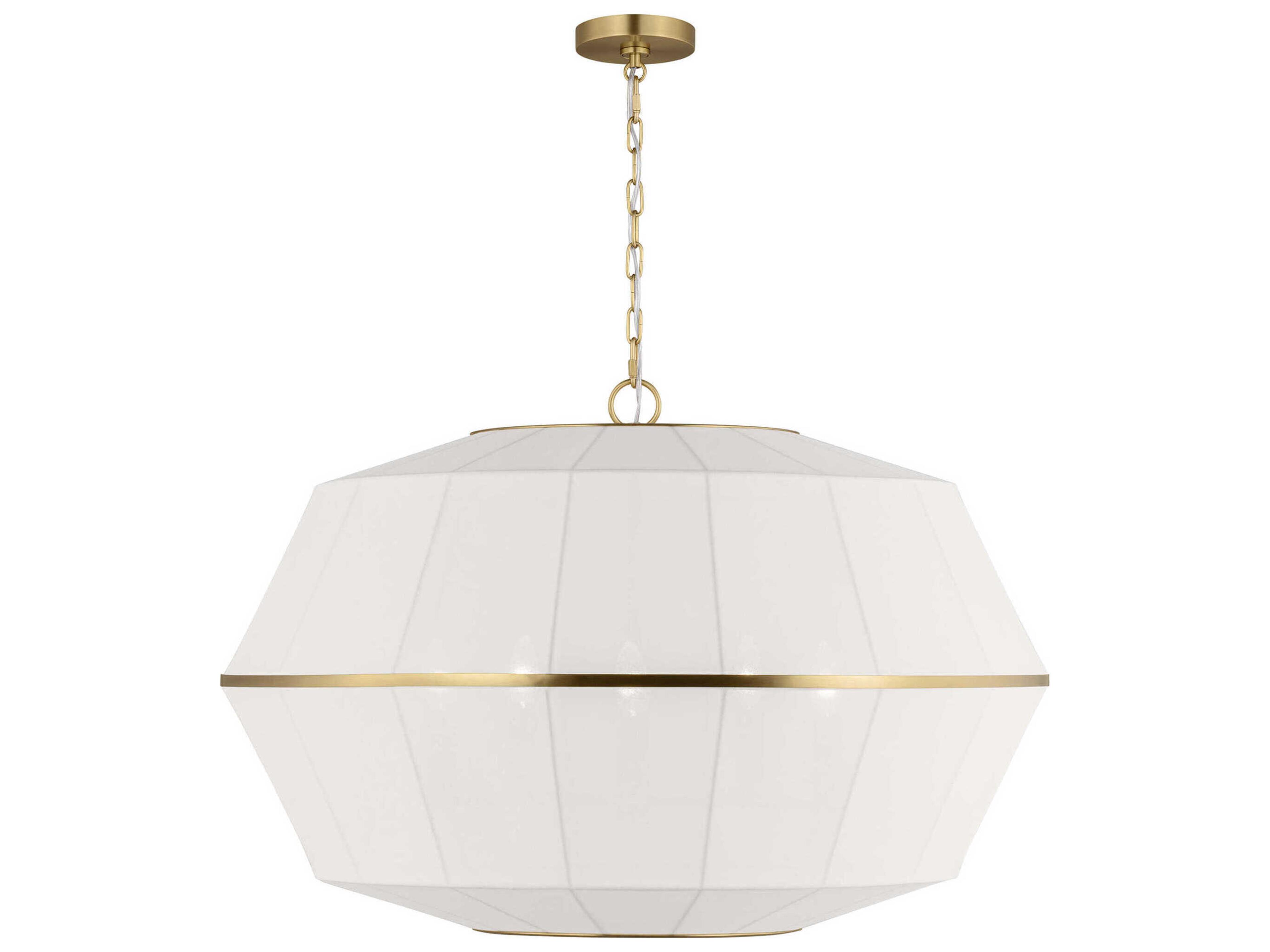 Visual Comfort Studio Hikari 5-Light Burnished Brass Pendant