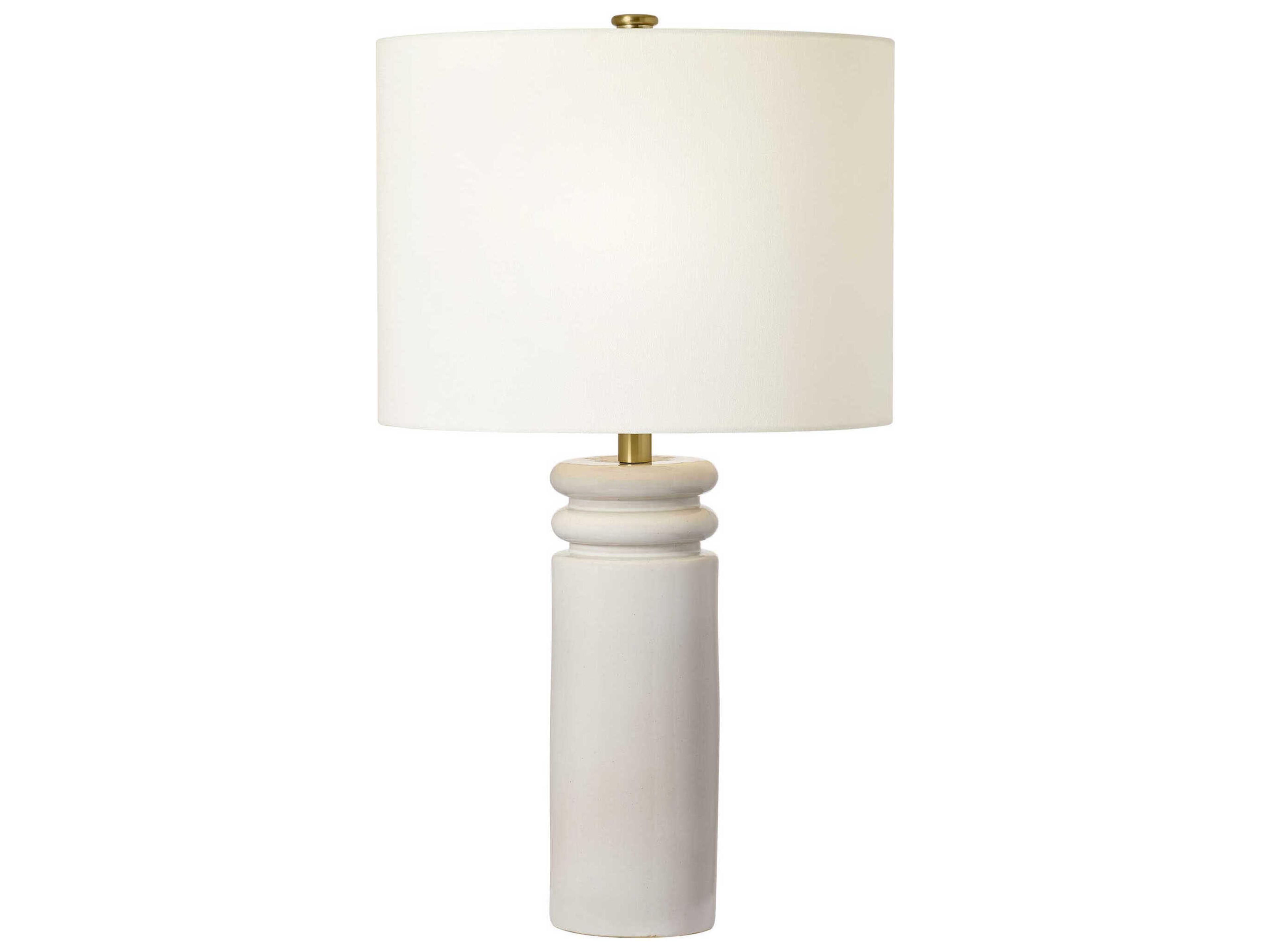 Table Lamp Feikudo Glossy White Ceramic