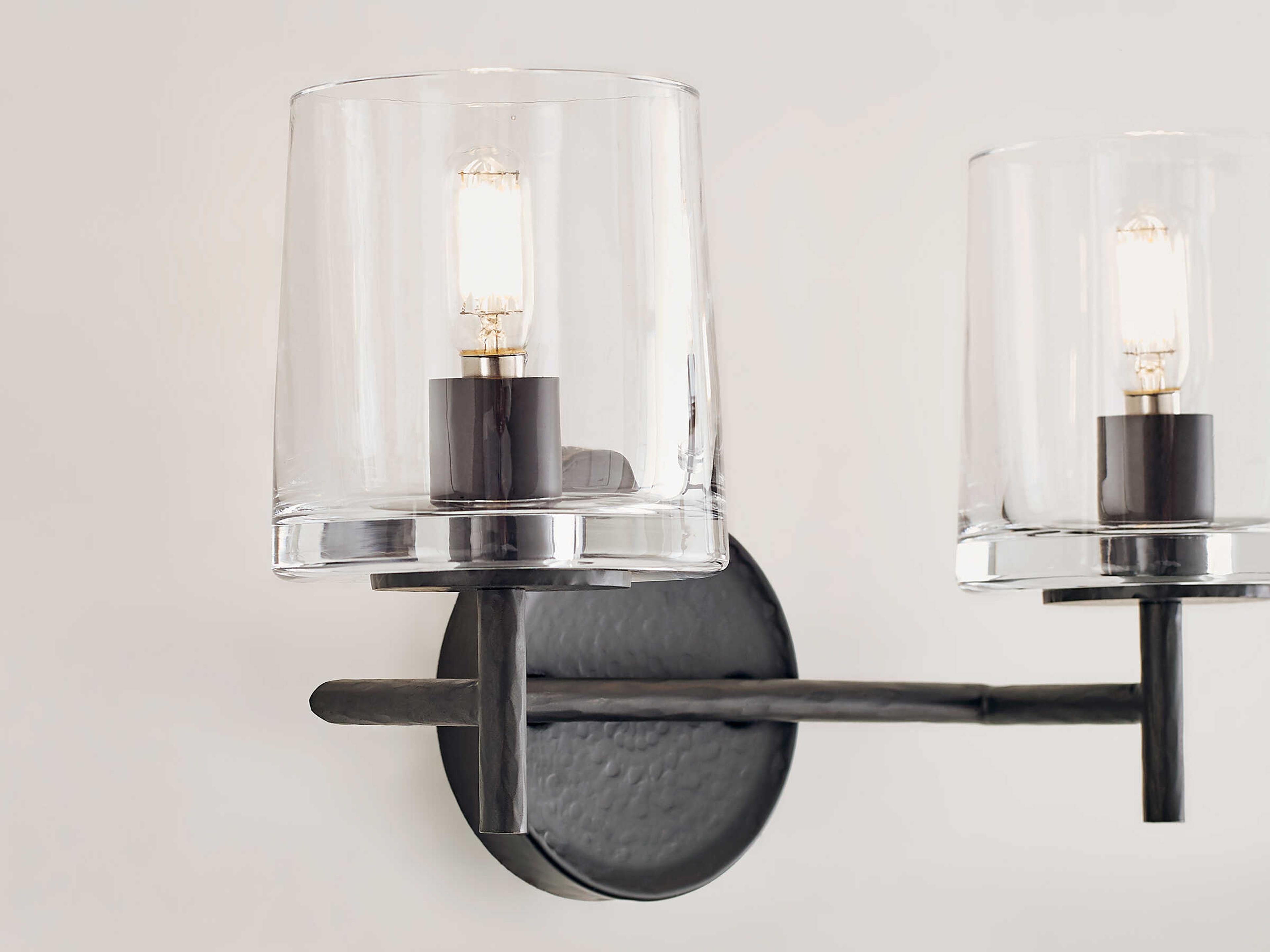 Visual Comfort Studio Marietta 2-Light Aged Iron Black Vanity Light