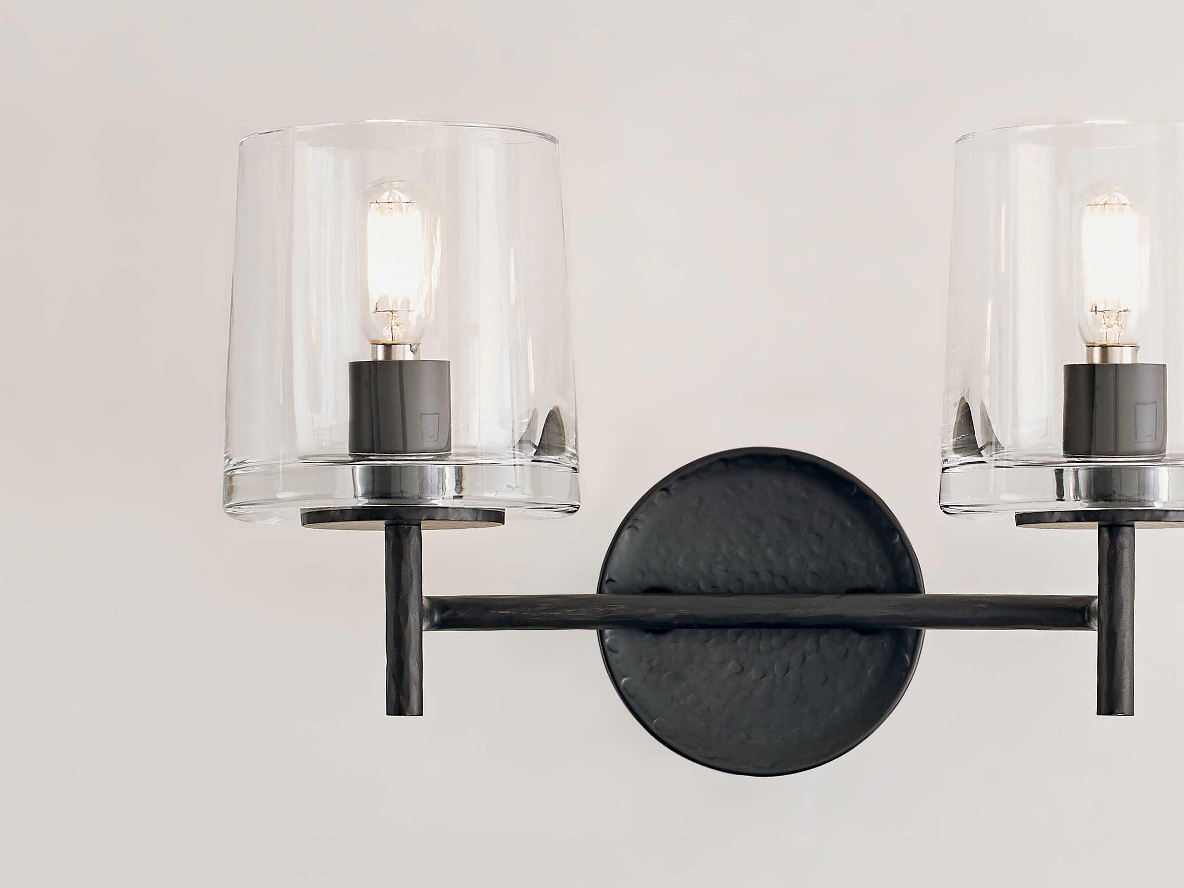 Visual Comfort Studio Marietta 2-Light Aged Iron Black Vanity Light