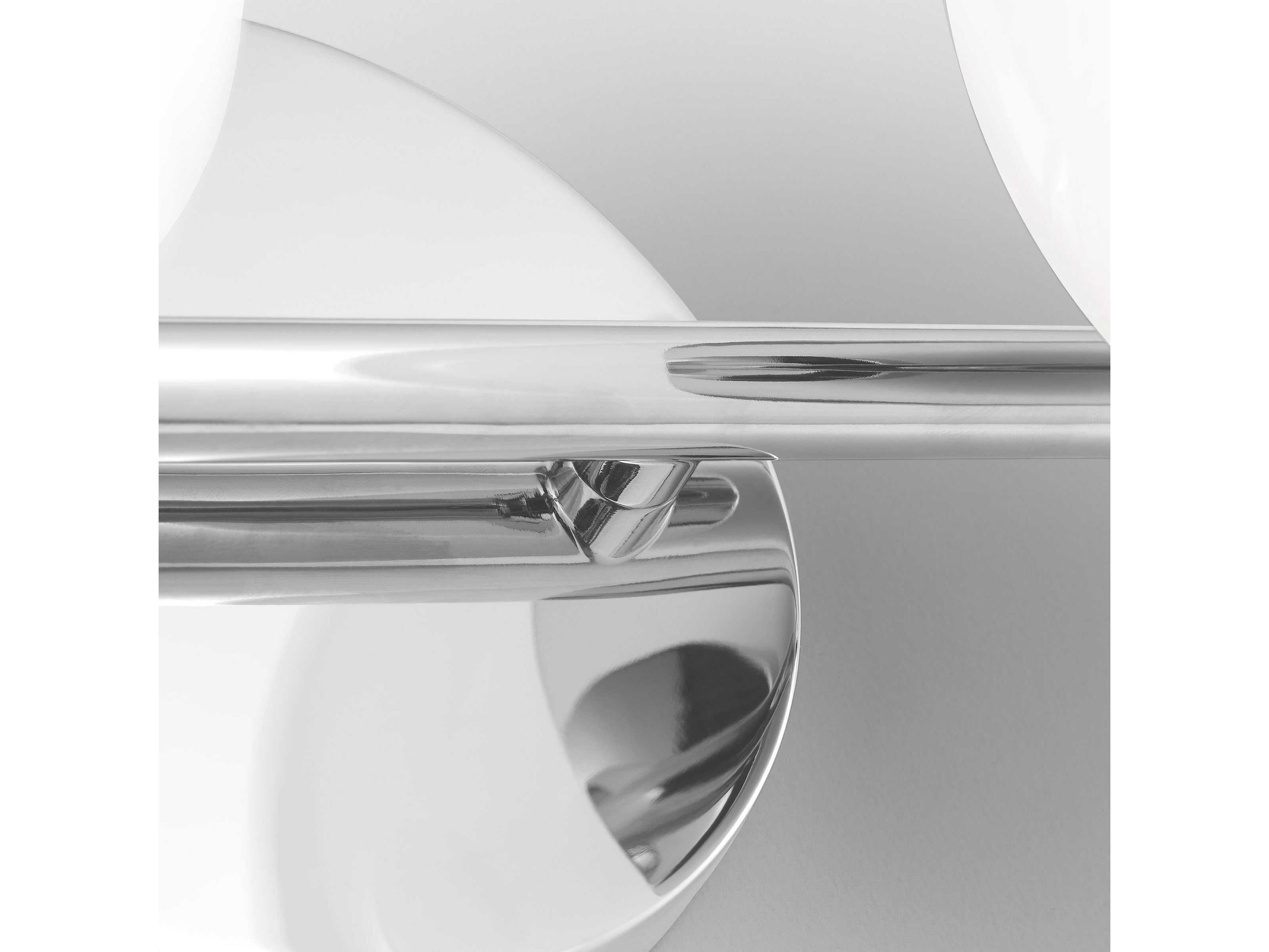 Visual Comfort Studio Lune 2-Light Chrome Vanity Light