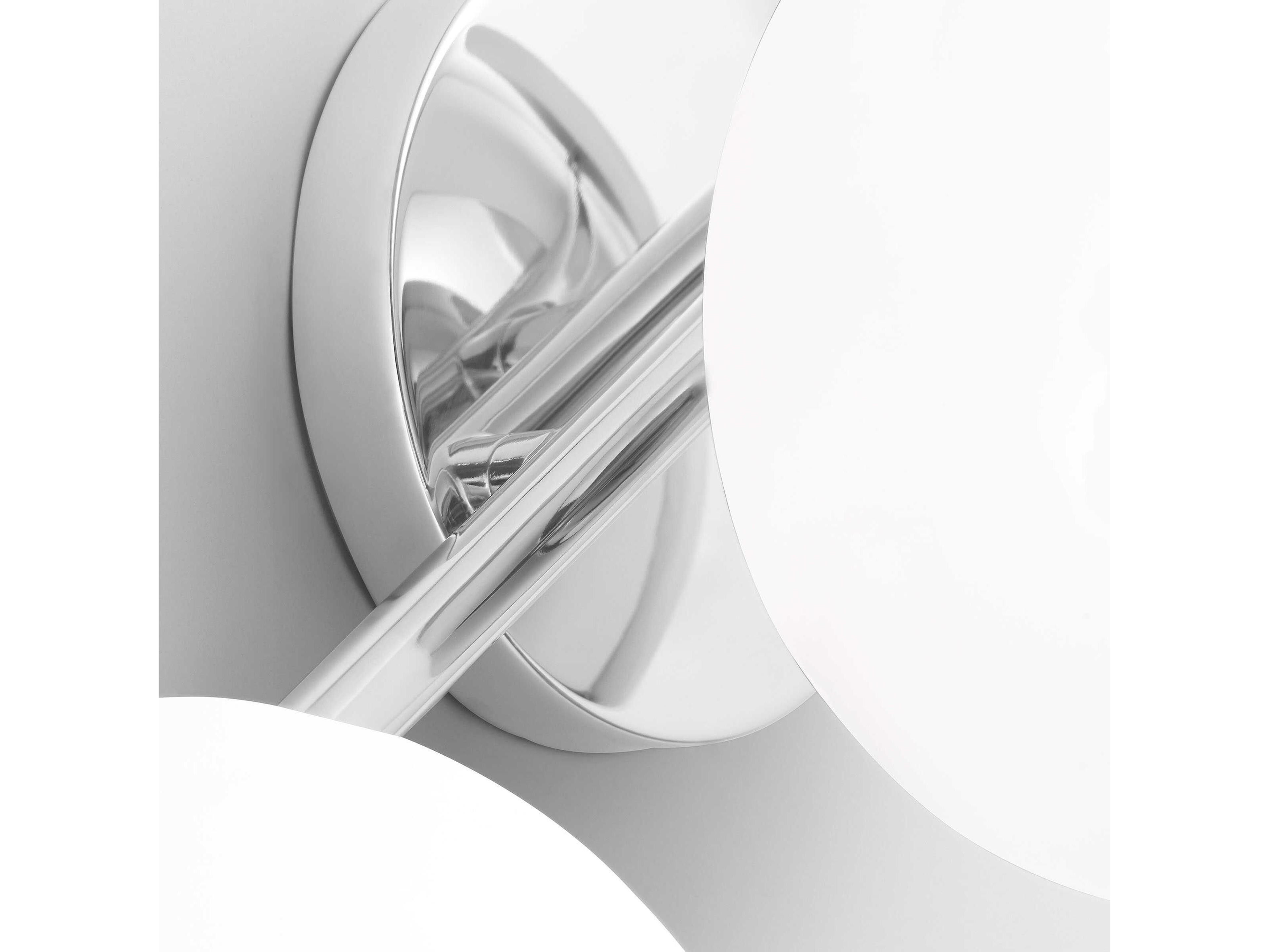 Visual Comfort Studio Lune 3-Light Chrome Vanity Light