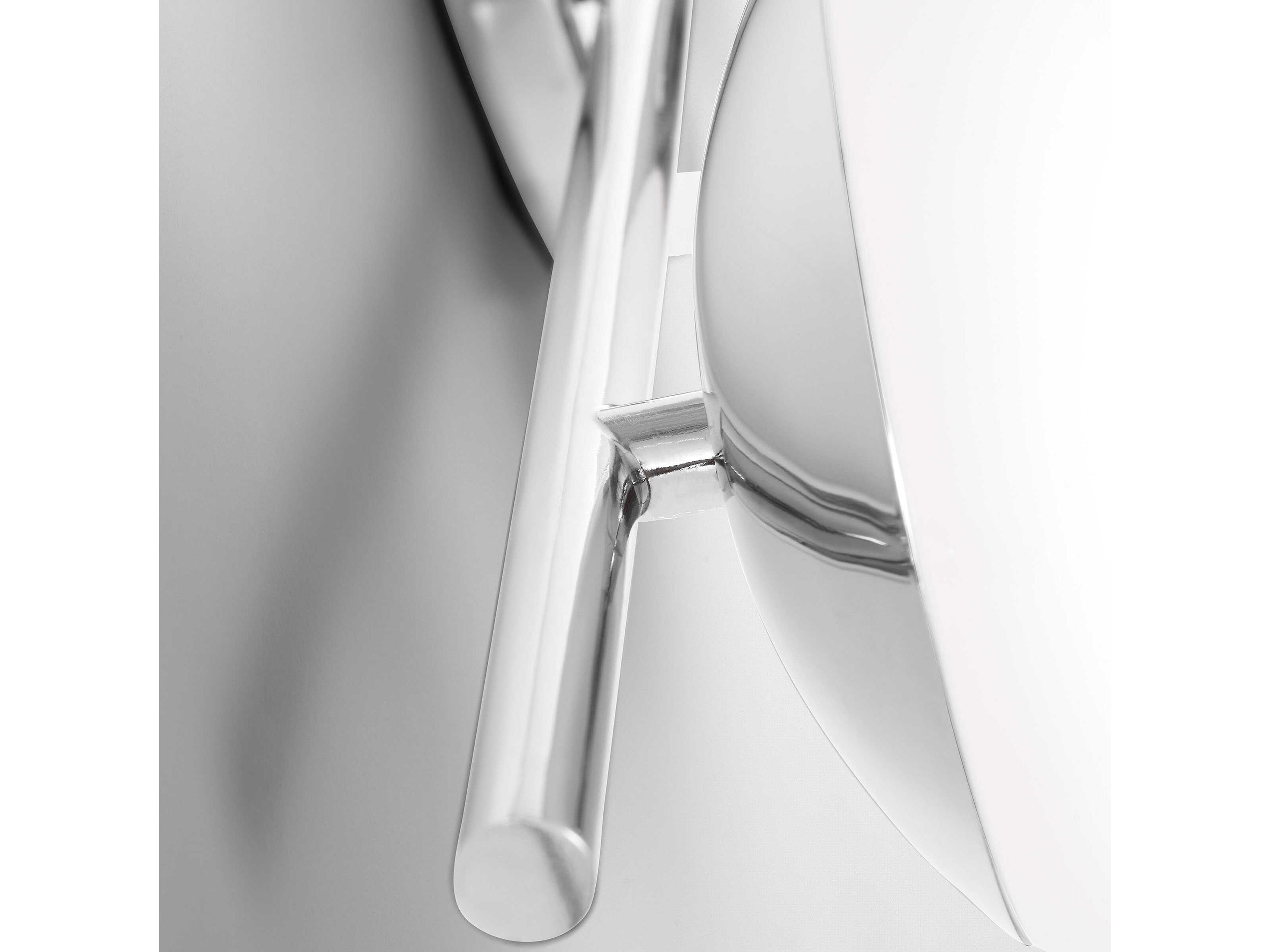 Visual Comfort Studio Lune 3-Light Chrome Vanity Light