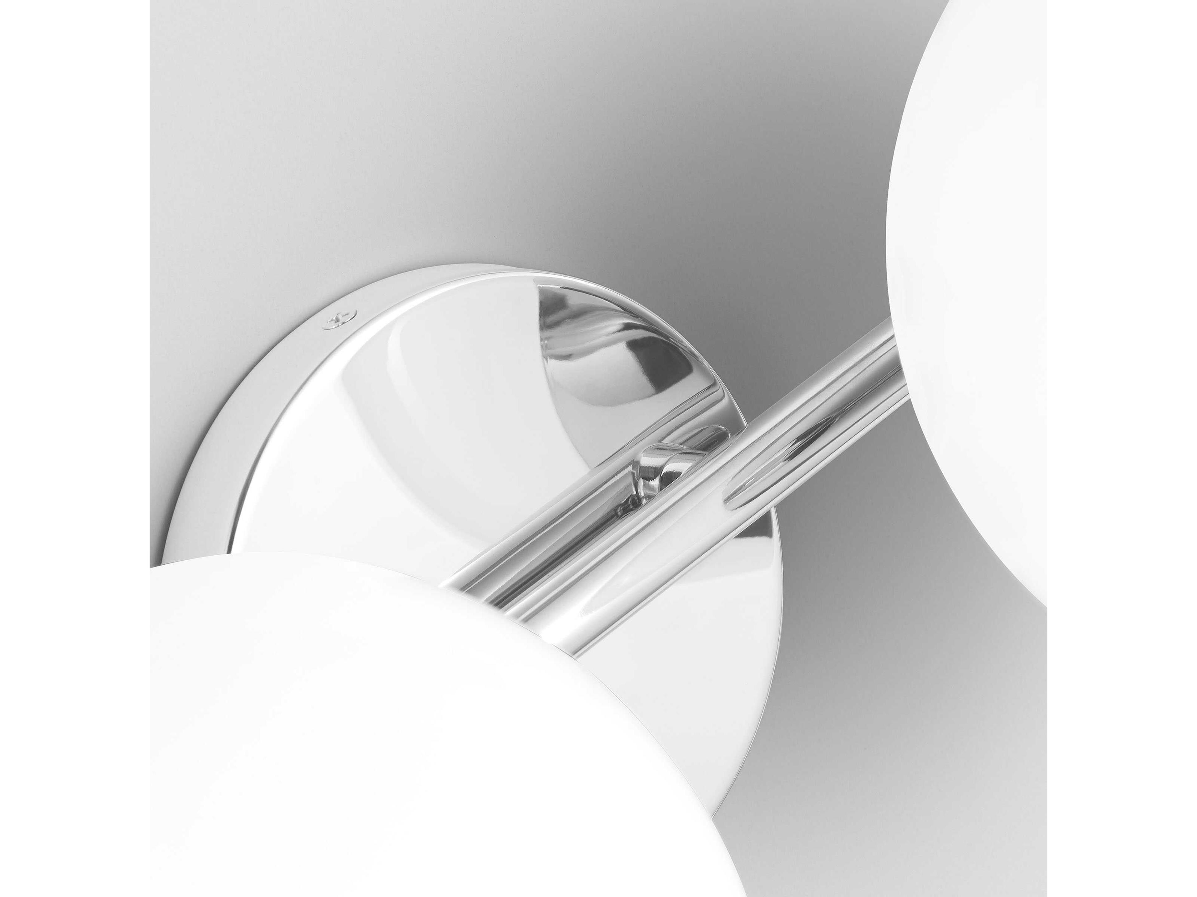 Visual Comfort Studio Lune 4-Light Chrome Vanity Light