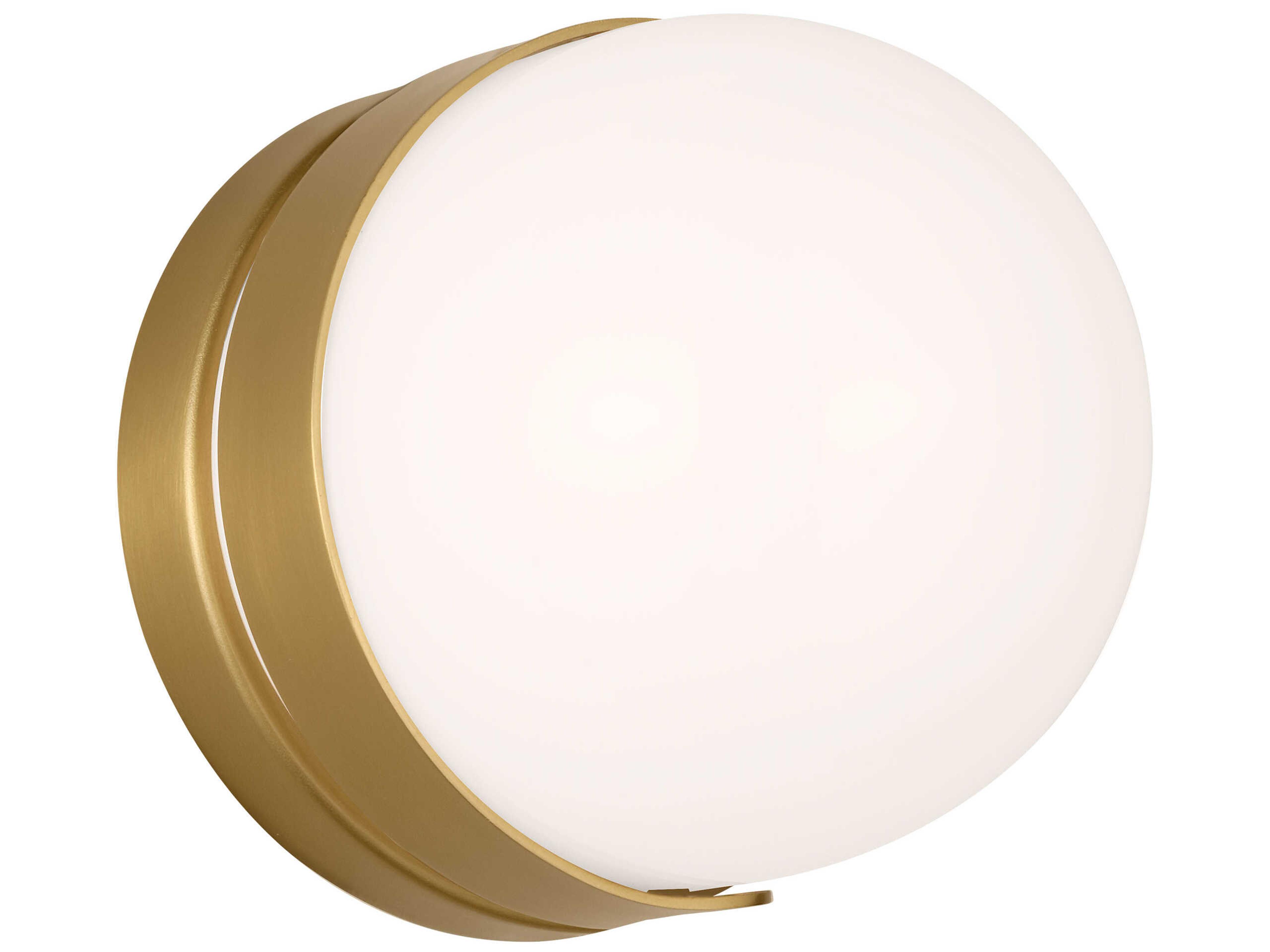 Syrie 1-Light Burnished Brass Wall Sconce