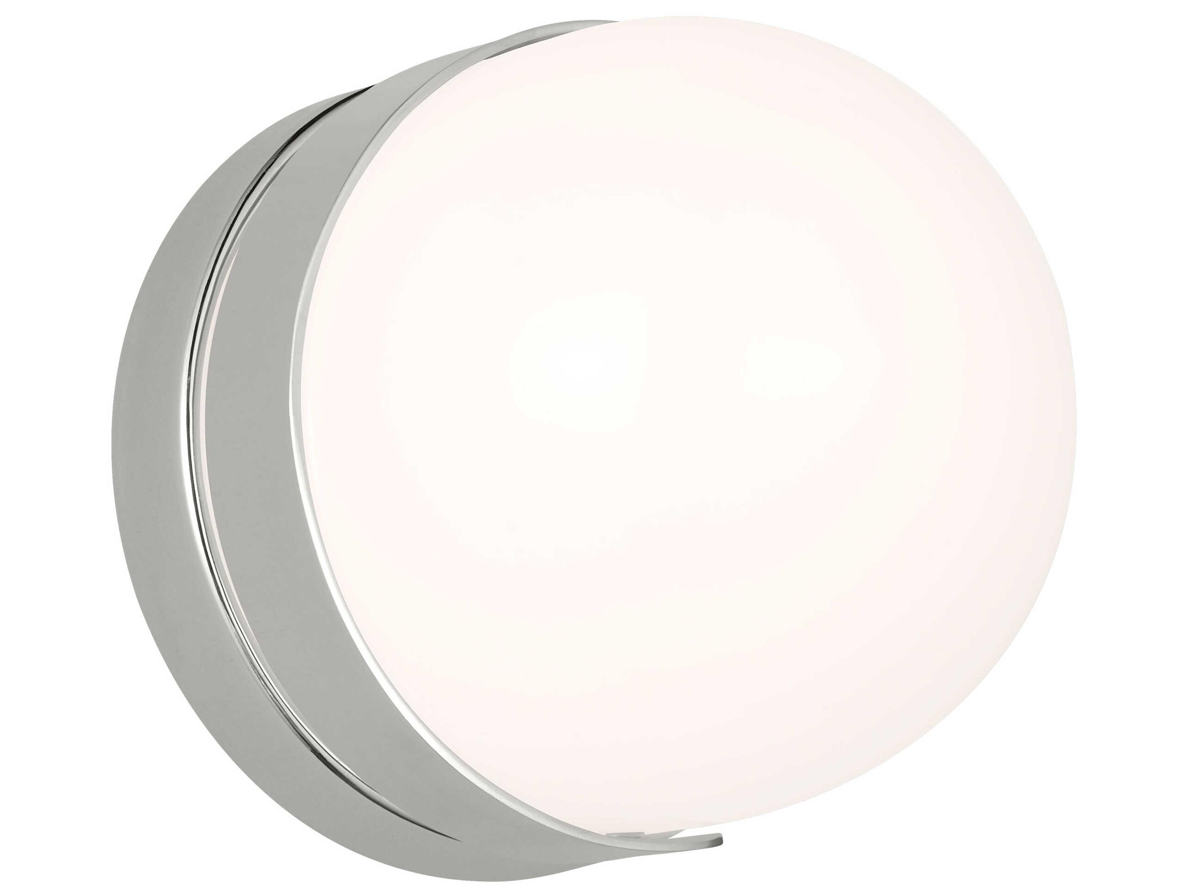 Syrie LED Small Vanity Light Polished Nickel