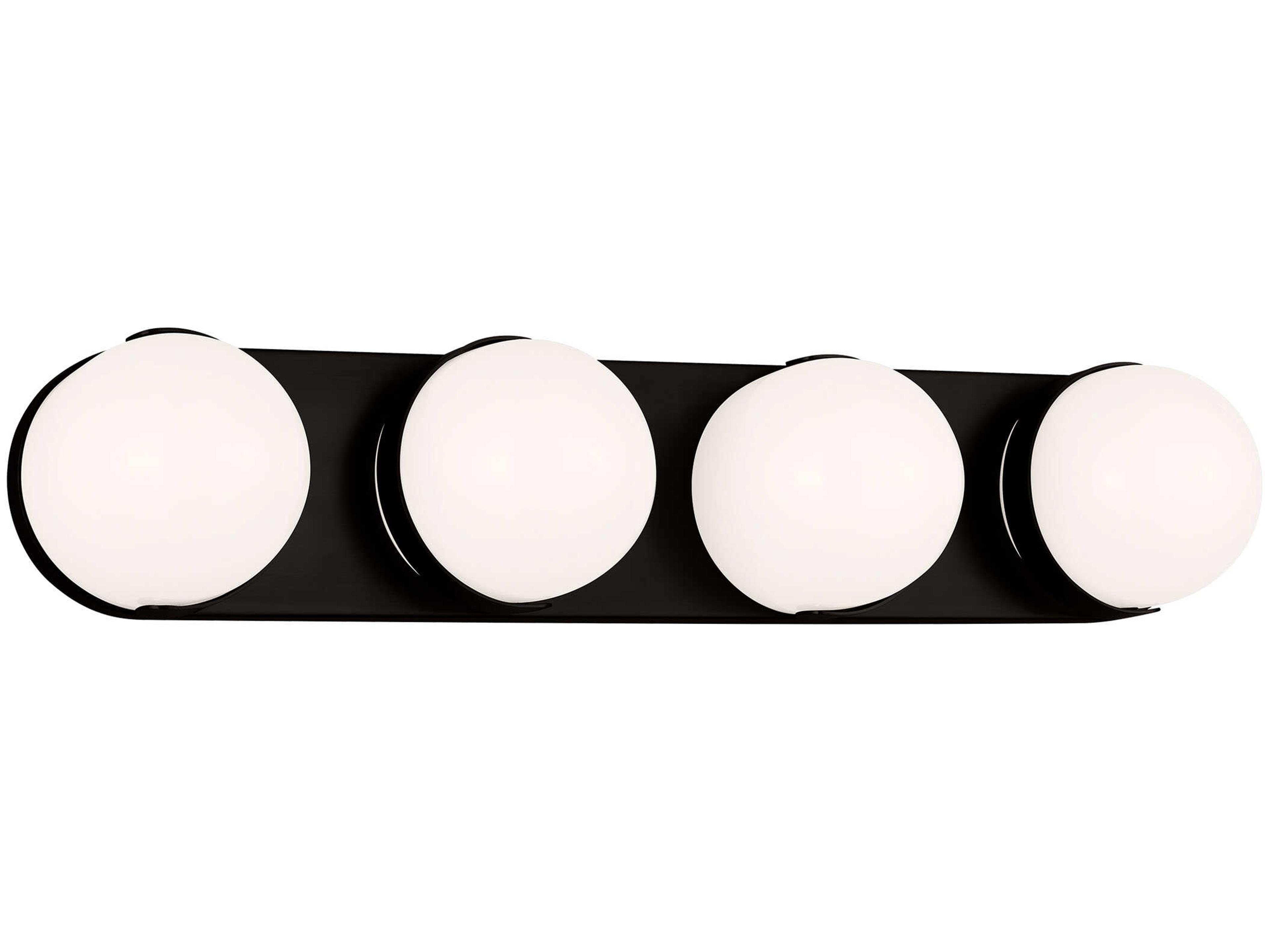 Syrie Large LED Bath Vanity Light Aged Iron